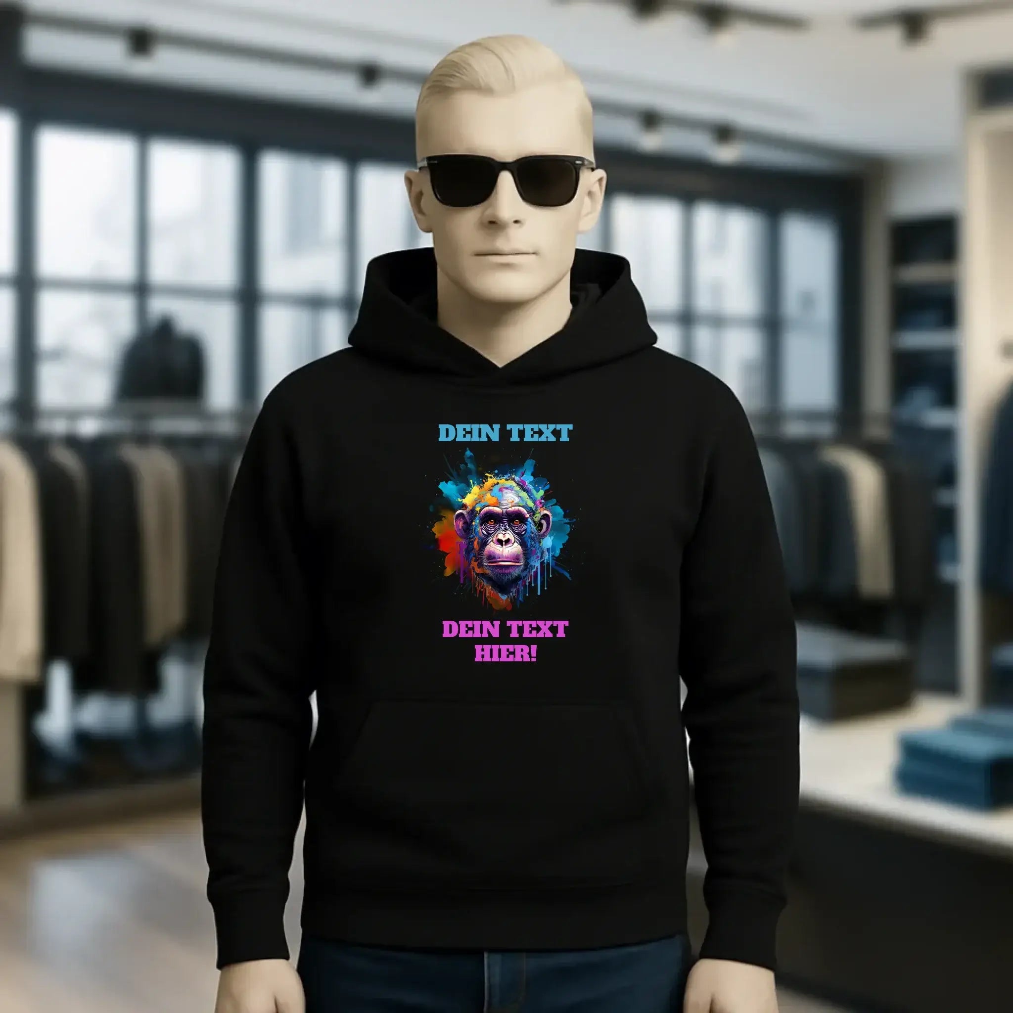 MIX-IT-DESIGNER Motivauswahl • Unisex Premium Hoodie XS-5XL aus Bio-Baumwolle für Damen & Herren • personalisiert