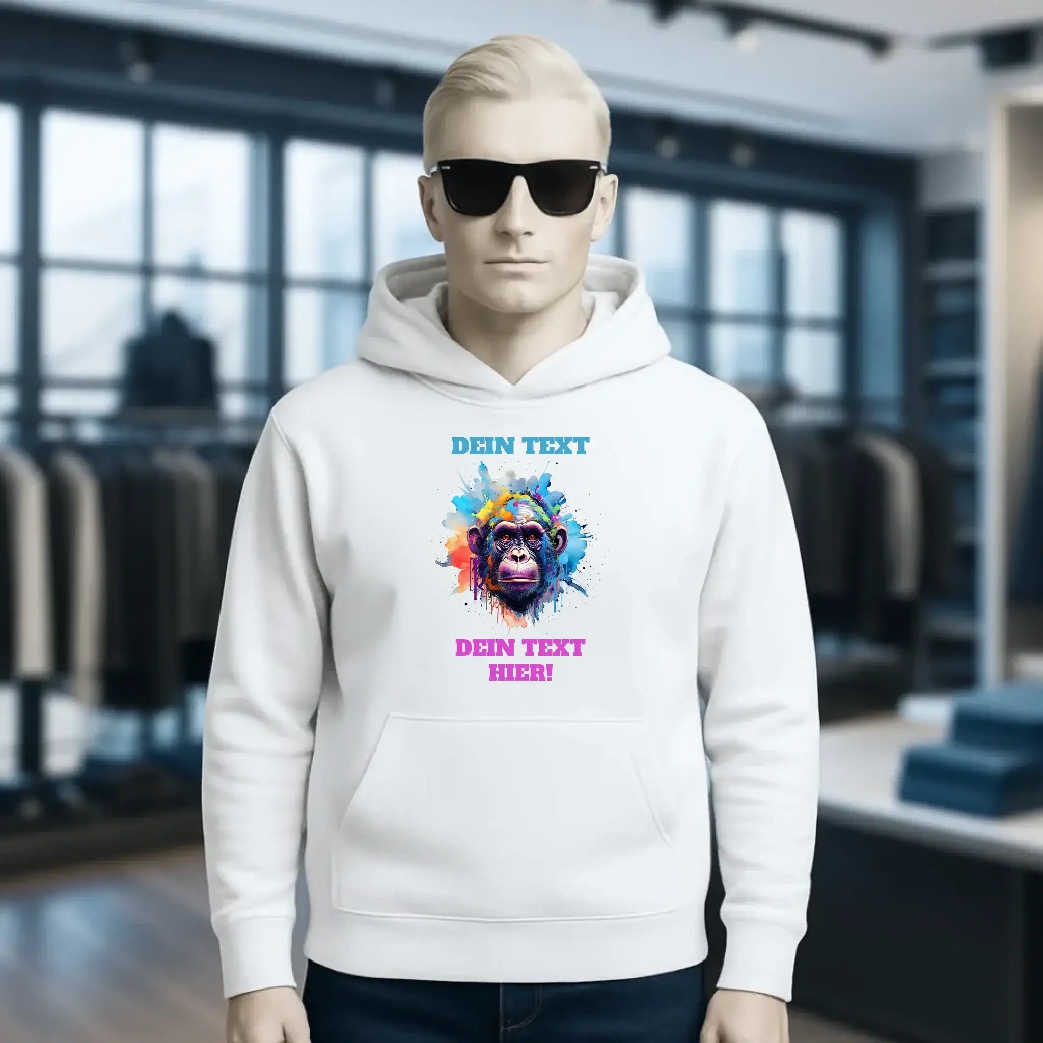 MIX-IT-DESIGNER Motivauswahl • Unisex Premium Hoodie XS-5XL aus Bio-Baumwolle für Damen & Herren • personalisiert