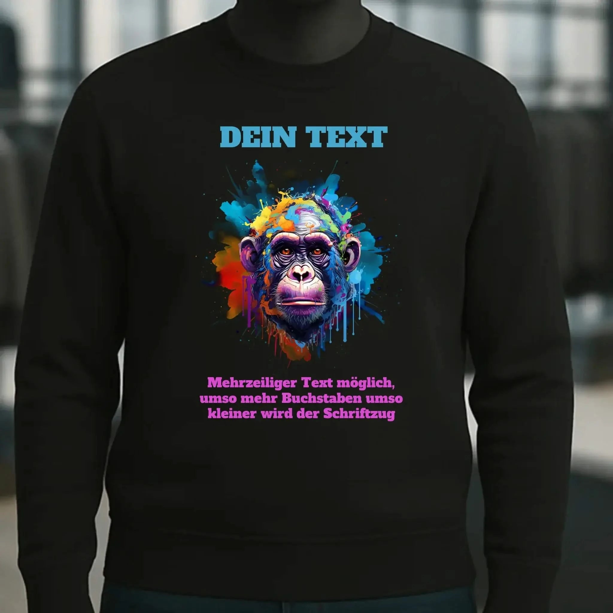 MIX-IT-DESIGNER Motivauswahl • Unisex Sweatshirt Bio-Baumwolle in 4 Farben XS-3XL • personalisiert