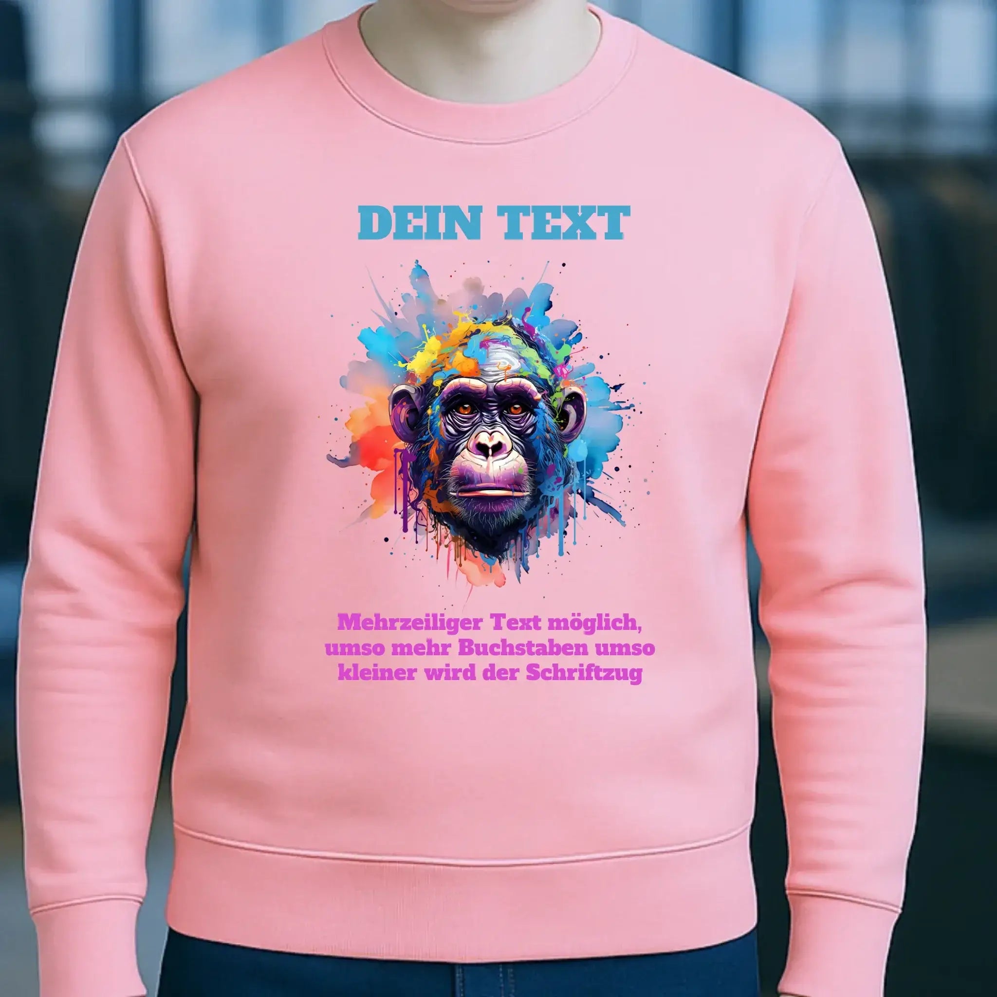 MIX-IT-DESIGNER Motivauswahl • Unisex Sweatshirt Bio-Baumwolle in 4 Farben XS-3XL • personalisiert