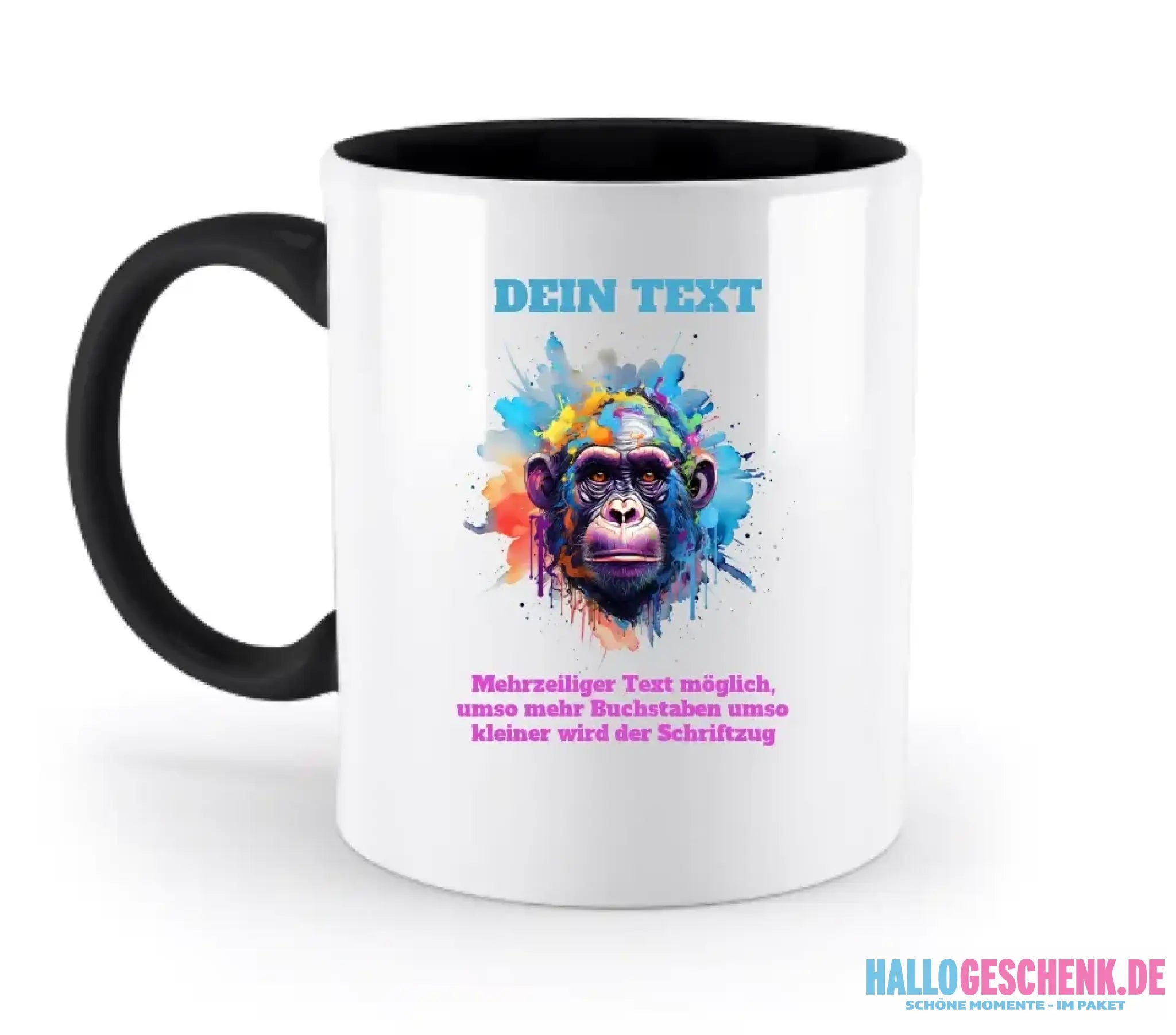 MIX-IT-DESIGNER Motivauswahl • zweifarbige Tasse • personalisiert