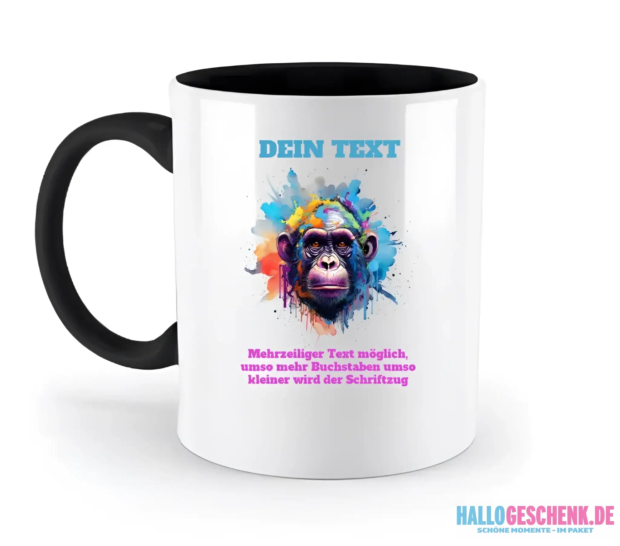 MIX-IT-DESIGNER Motivauswahl • zweifarbige Tasse • personalisiert