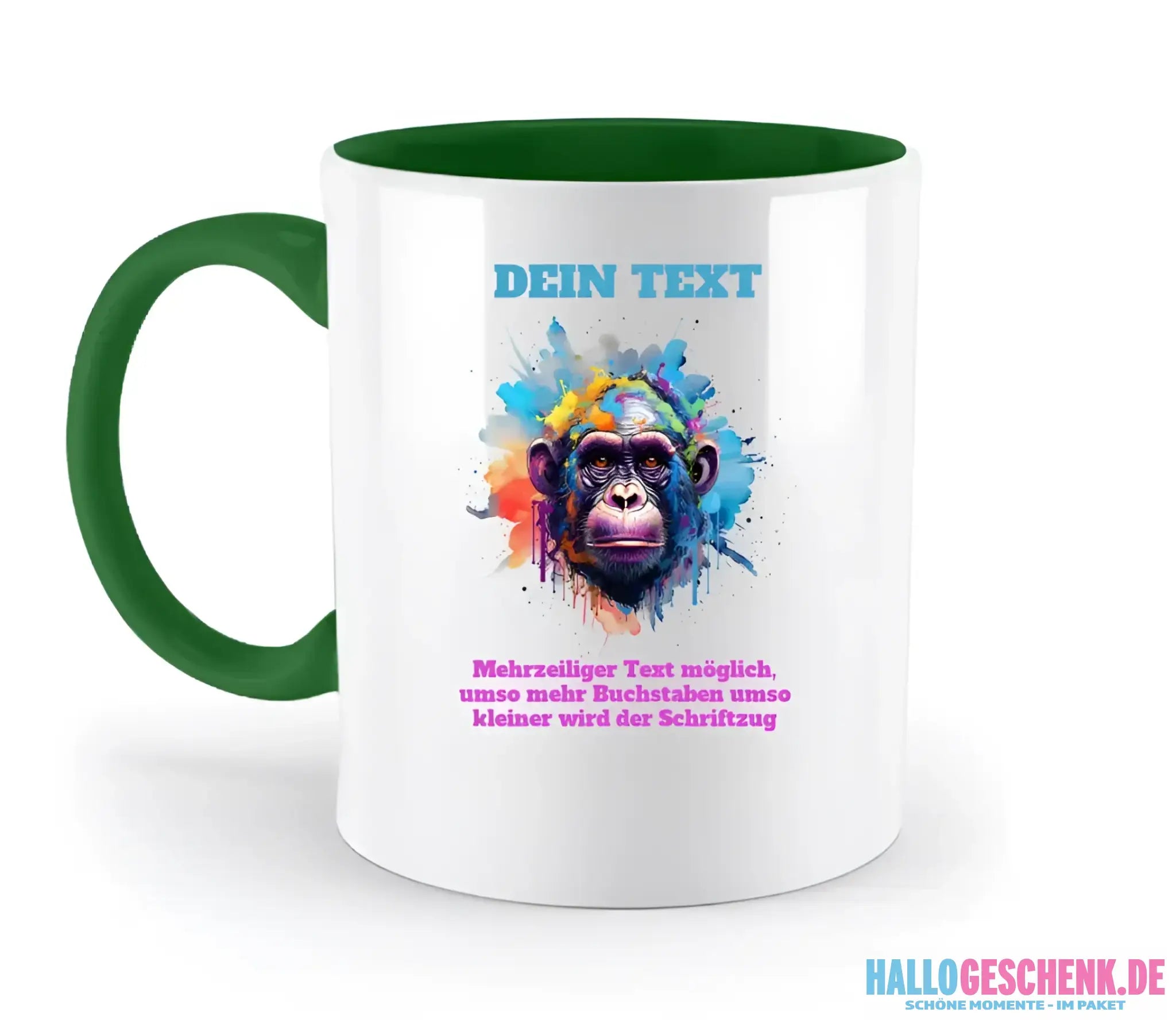 MIX-IT-DESIGNER Motivauswahl • zweifarbige Tasse • personalisiert