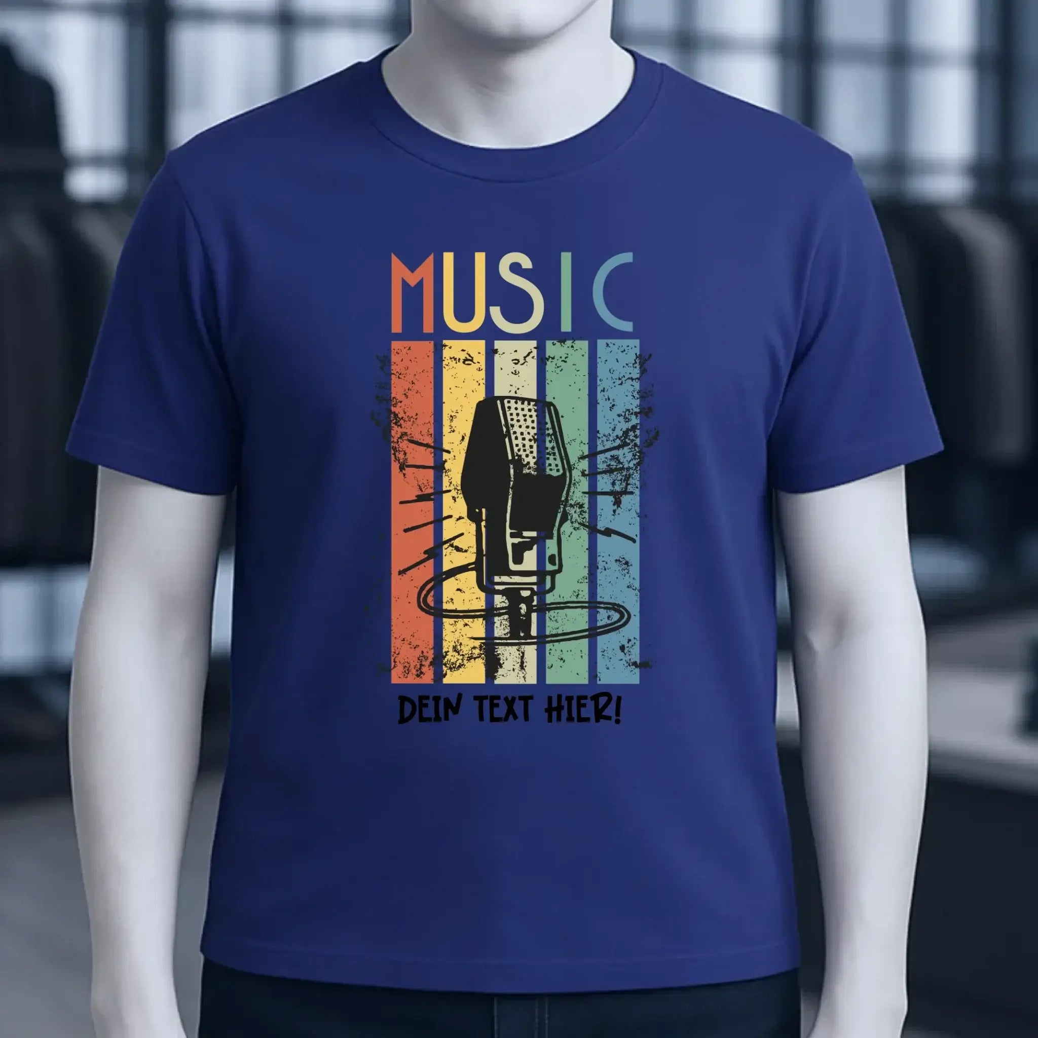 Music • Sing • Mic • Unisex Premium T-Shirt XS-5XL aus Bio-Baumwolle für Herren & Damen • personalisiert • Motivprodukt