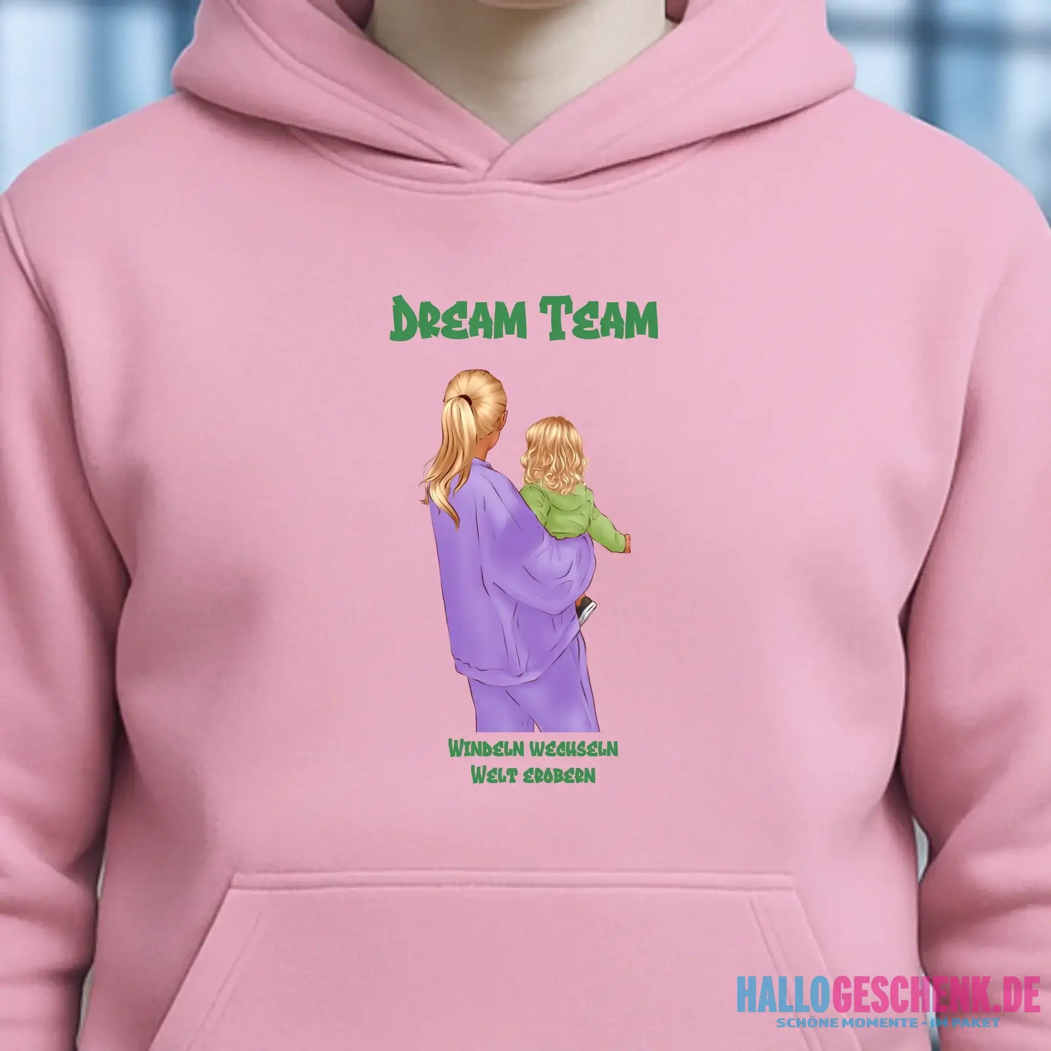 Mutter & Baby Designer • Unisex Hoodie für Damen & Herren • Bio • personalisiert