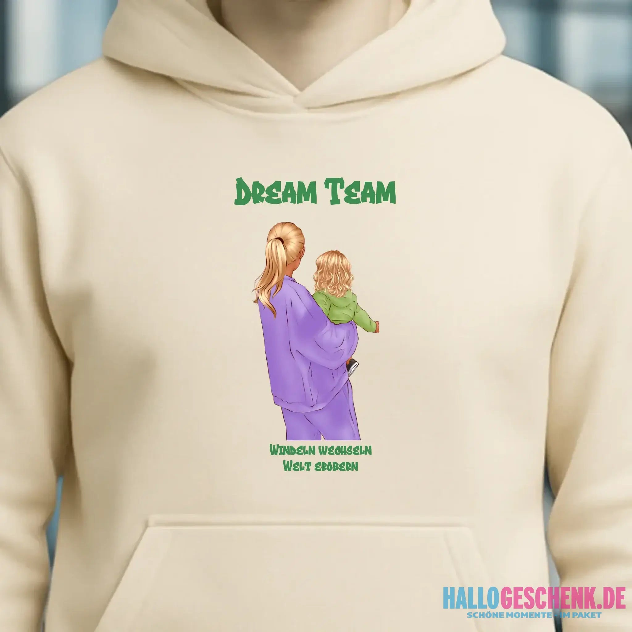 Mutter & Baby Designer • Unisex Hoodie für Damen & Herren • Bio • personalisiert