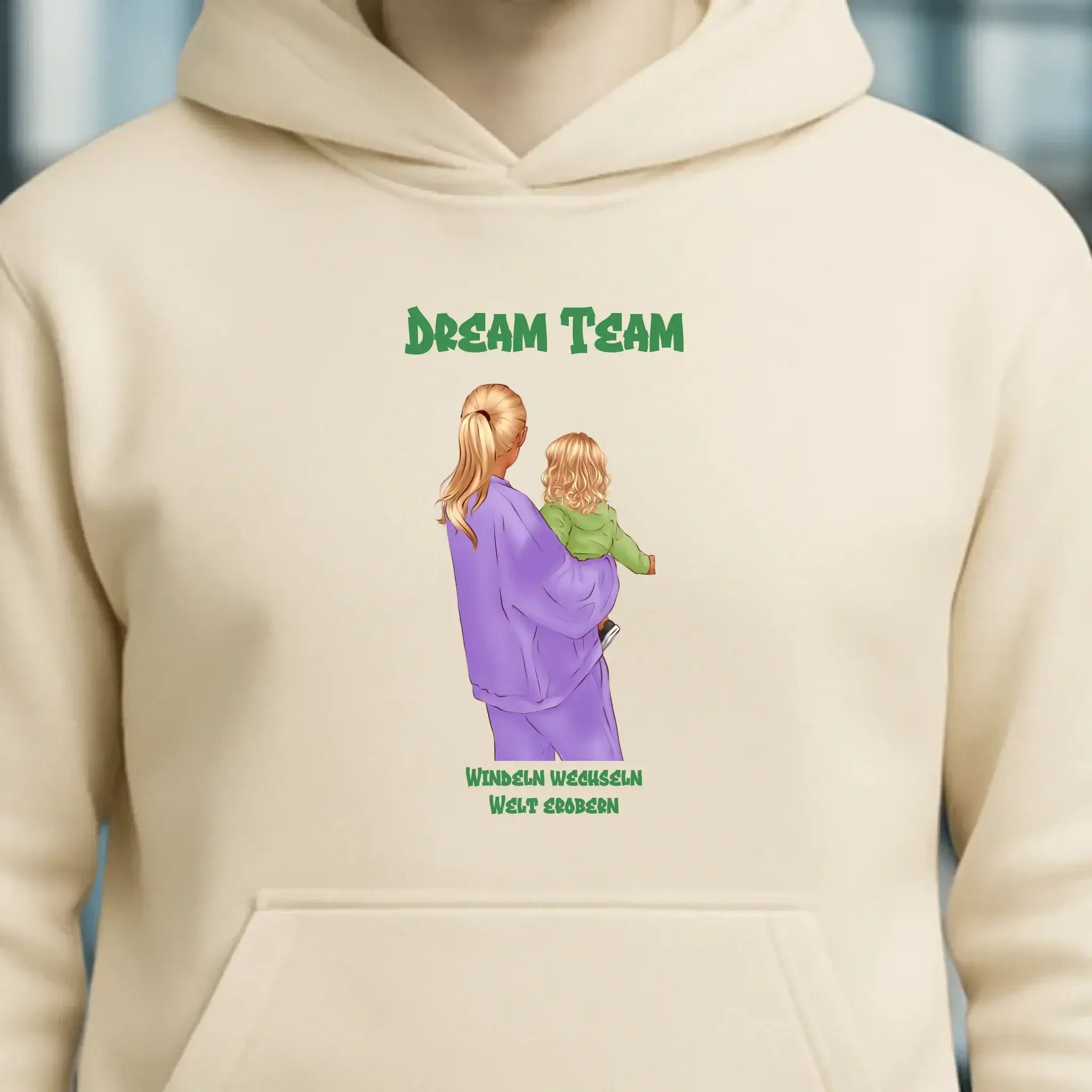 Mutter & Baby Designer • Unisex Hoodie für Damen & Herren • Bio • personalisiert