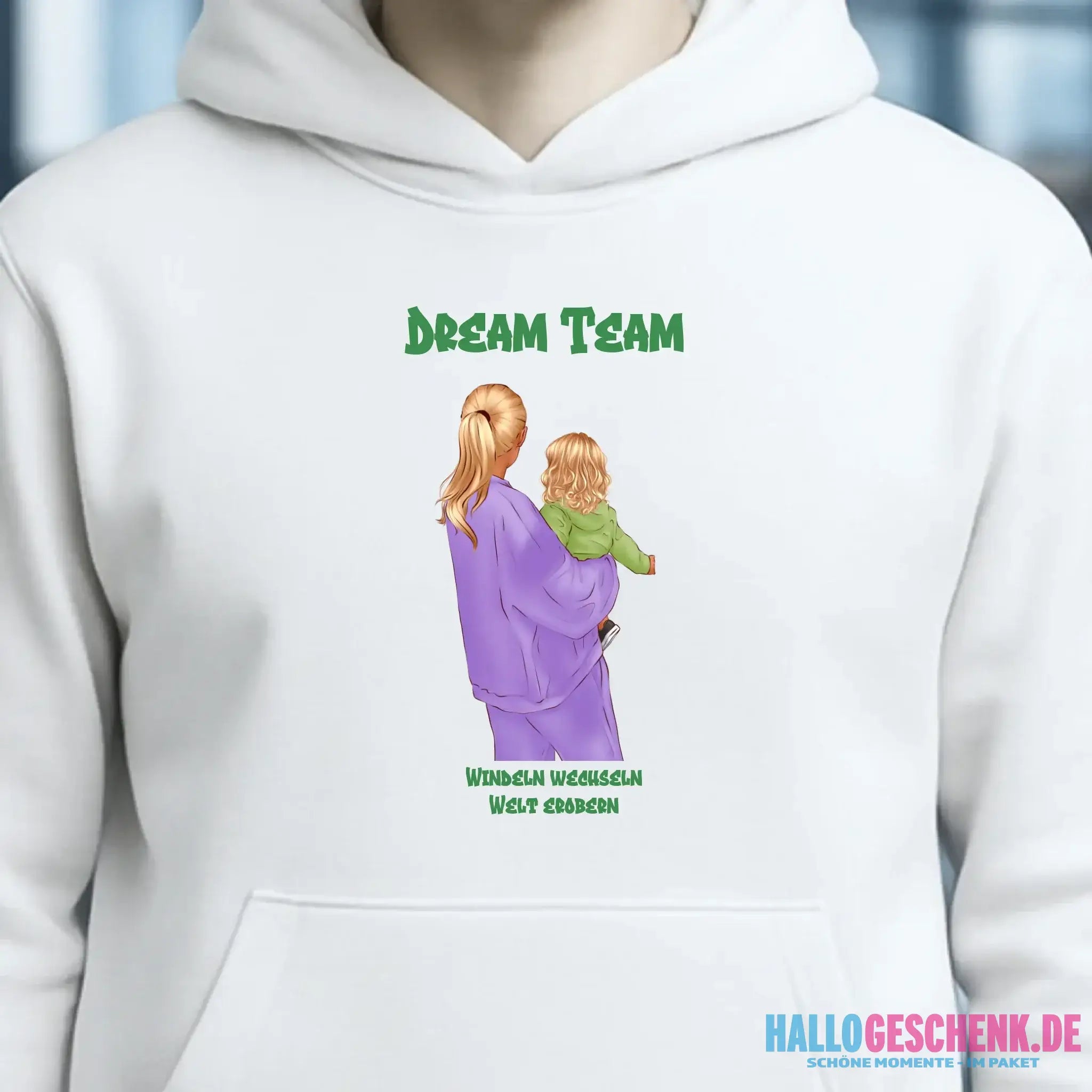 Mutter & Baby Designer • Unisex Hoodie für Damen & Herren • Bio • personalisiert