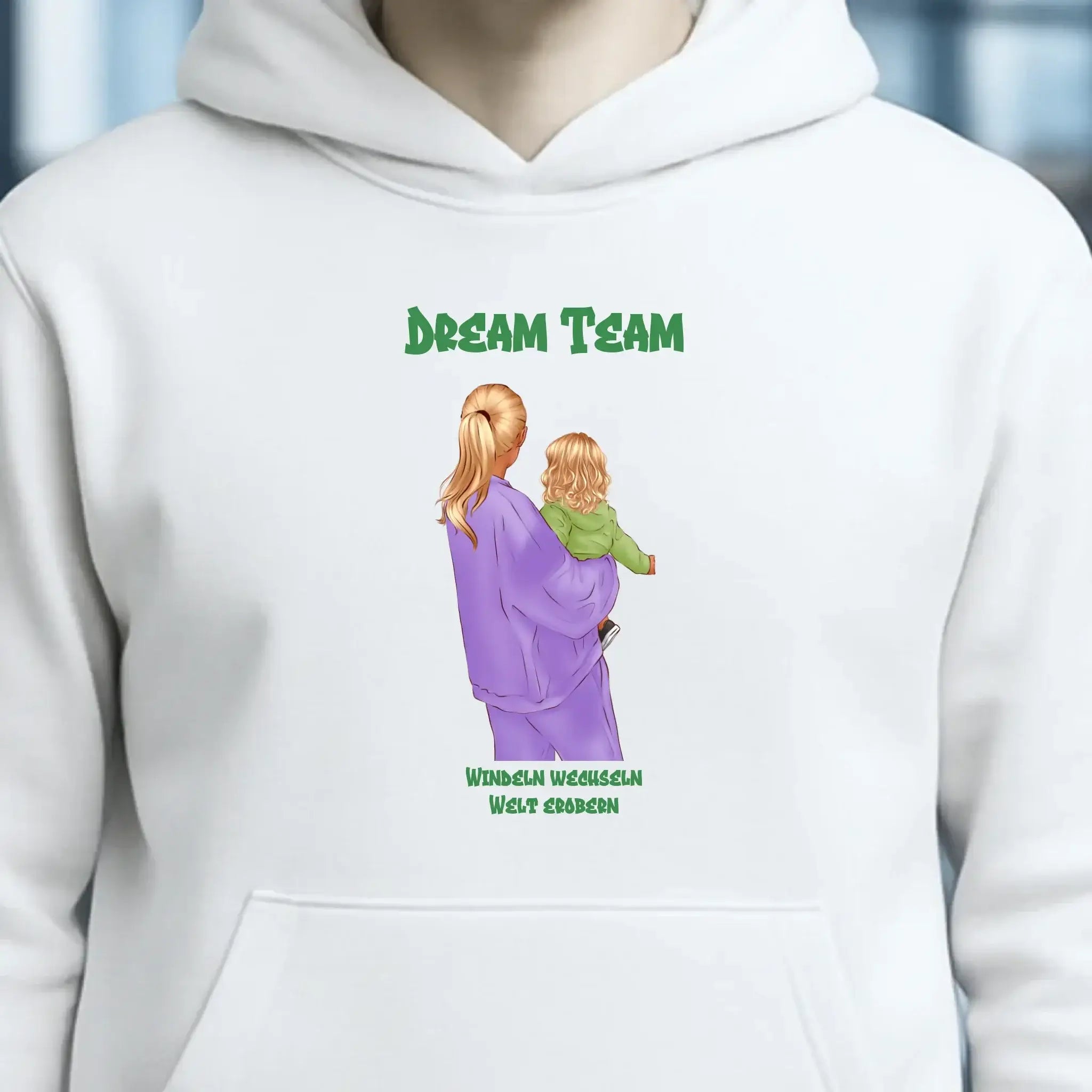 Mutter & Baby Designer • Unisex Hoodie für Damen & Herren • Bio • personalisiert