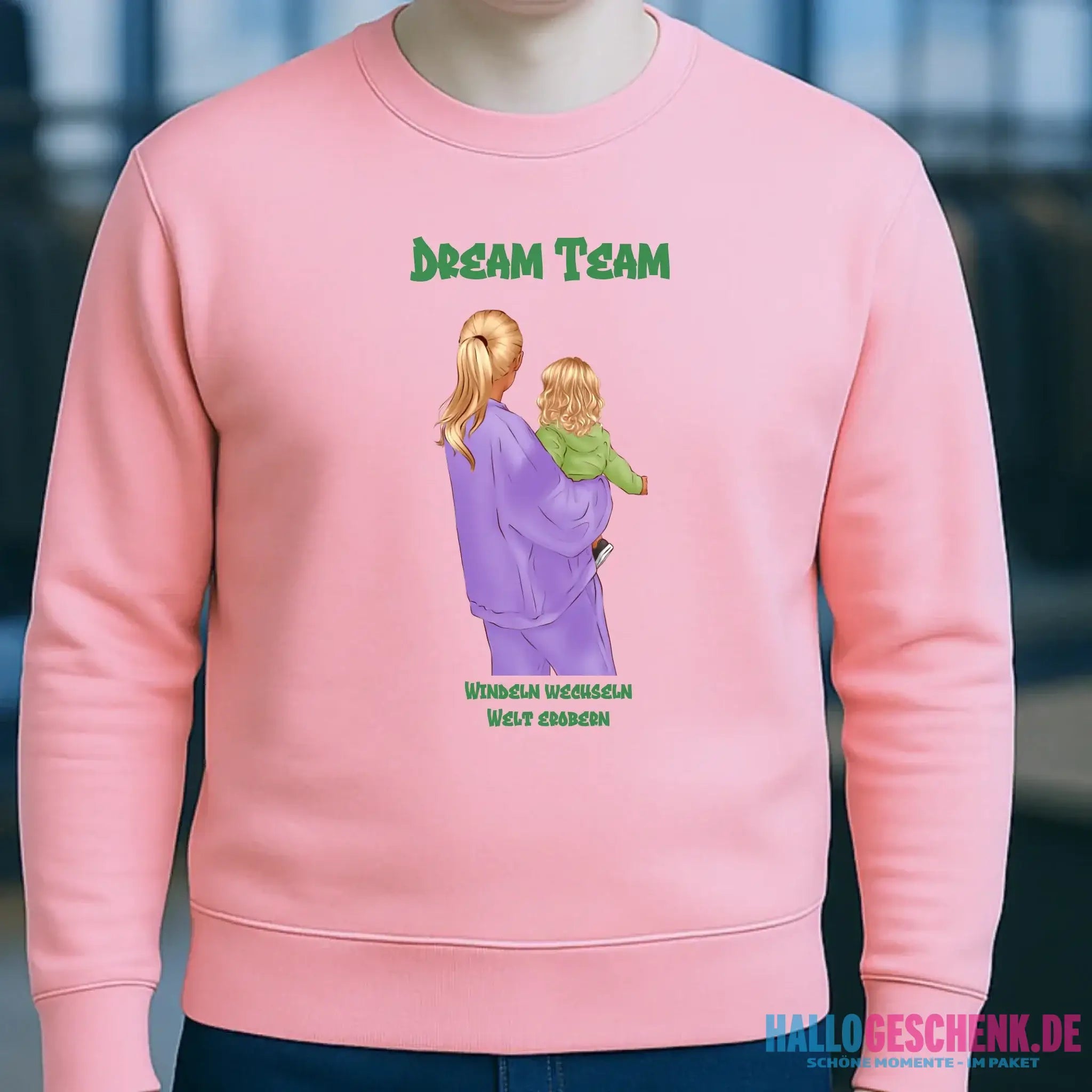 Mutter & Baby Designer • Unisex Sweatshirt Bio-Baumwolle für Damen und Herren • personalisiert