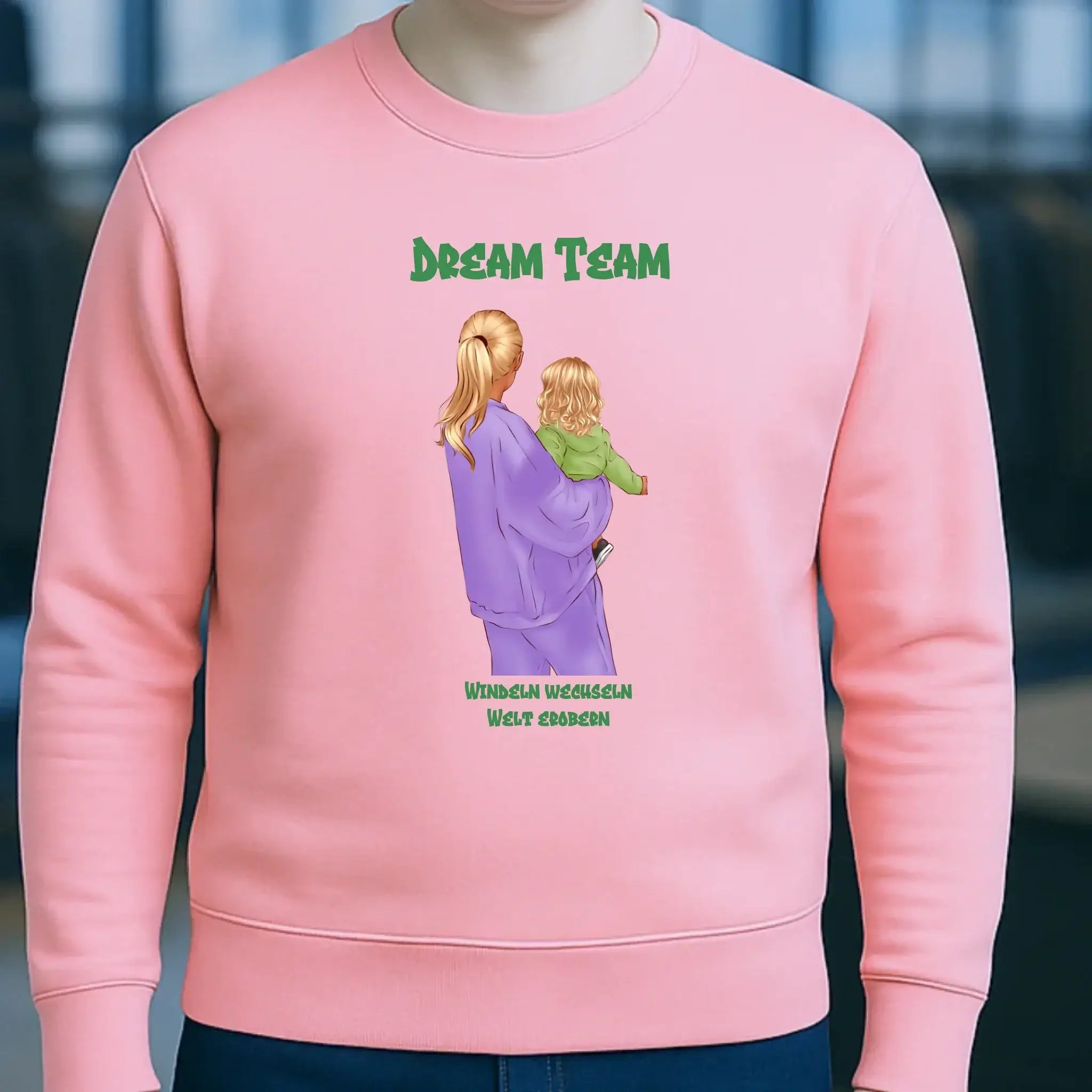 Mutter & Baby Designer • Unisex Sweatshirt Bio-Baumwolle für Damen und Herren • personalisiert