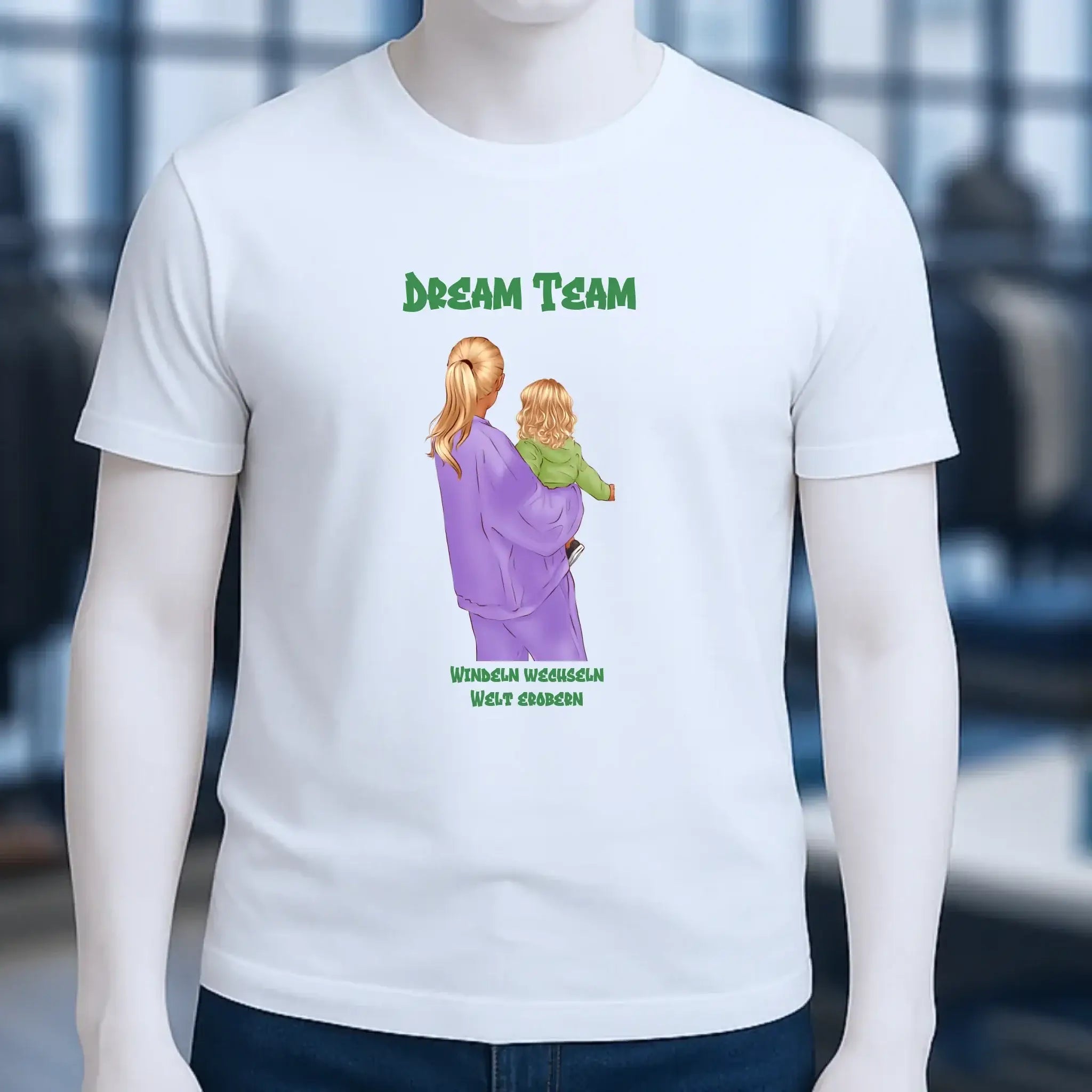 Mutter & Baby Designer • Unisex T-Shirt für Damen & Herren • Bio • personalisierbar