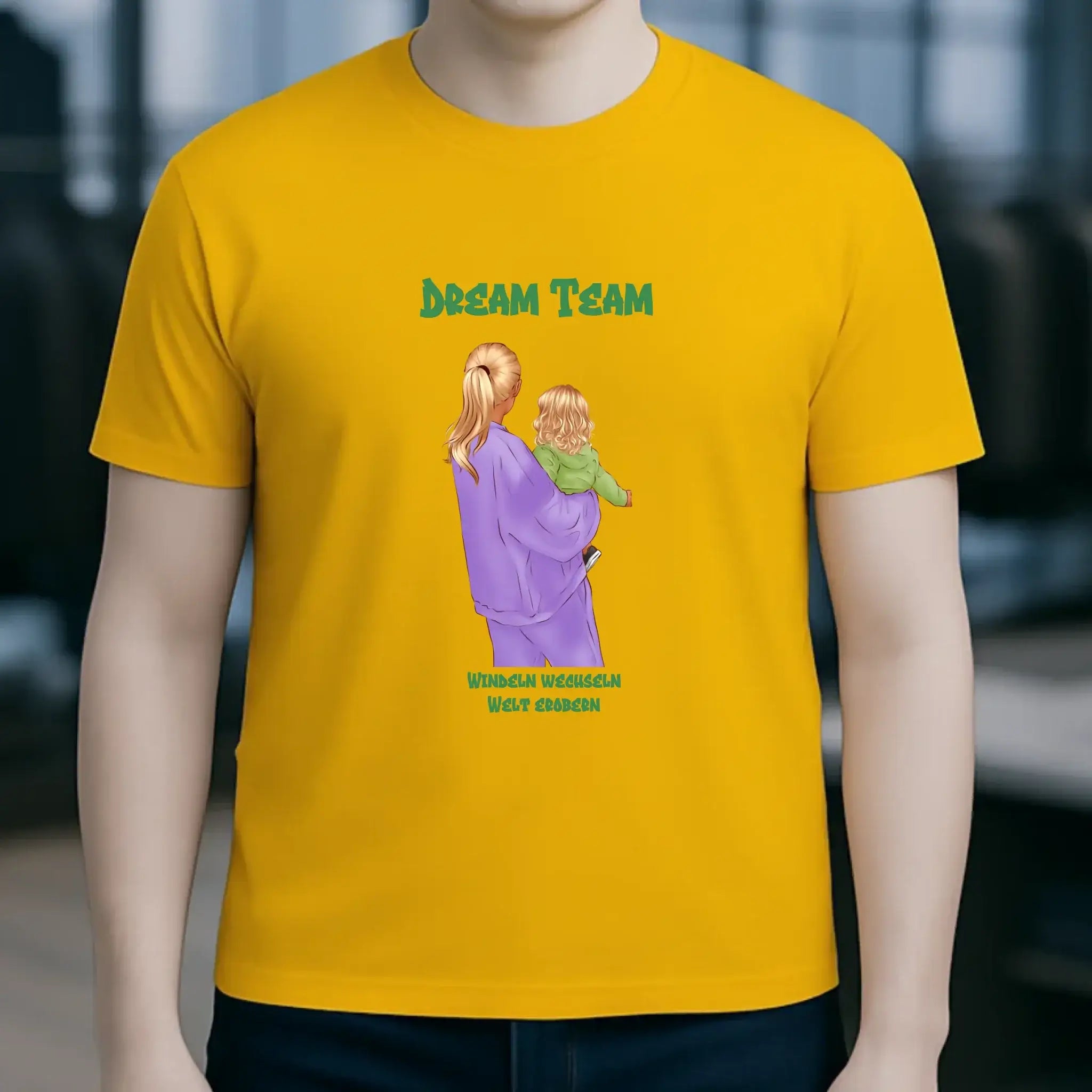 Mutter & Baby Designer • Unisex T-Shirt für Damen & Herren • Bio • personalisierbar