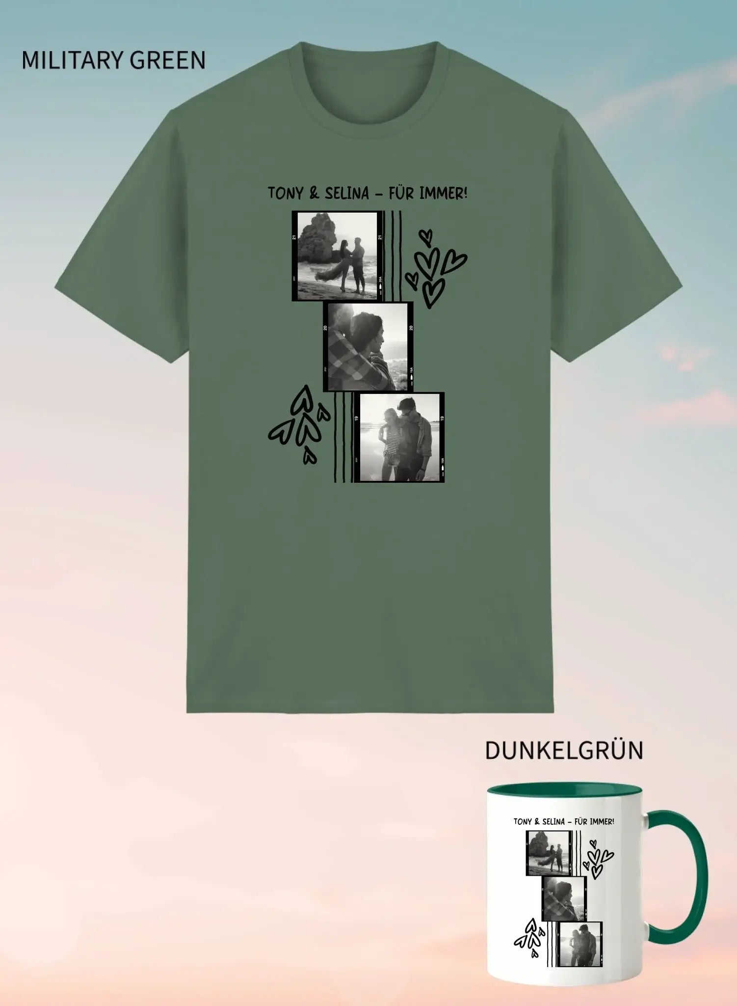 2er Geschenkset Military Green