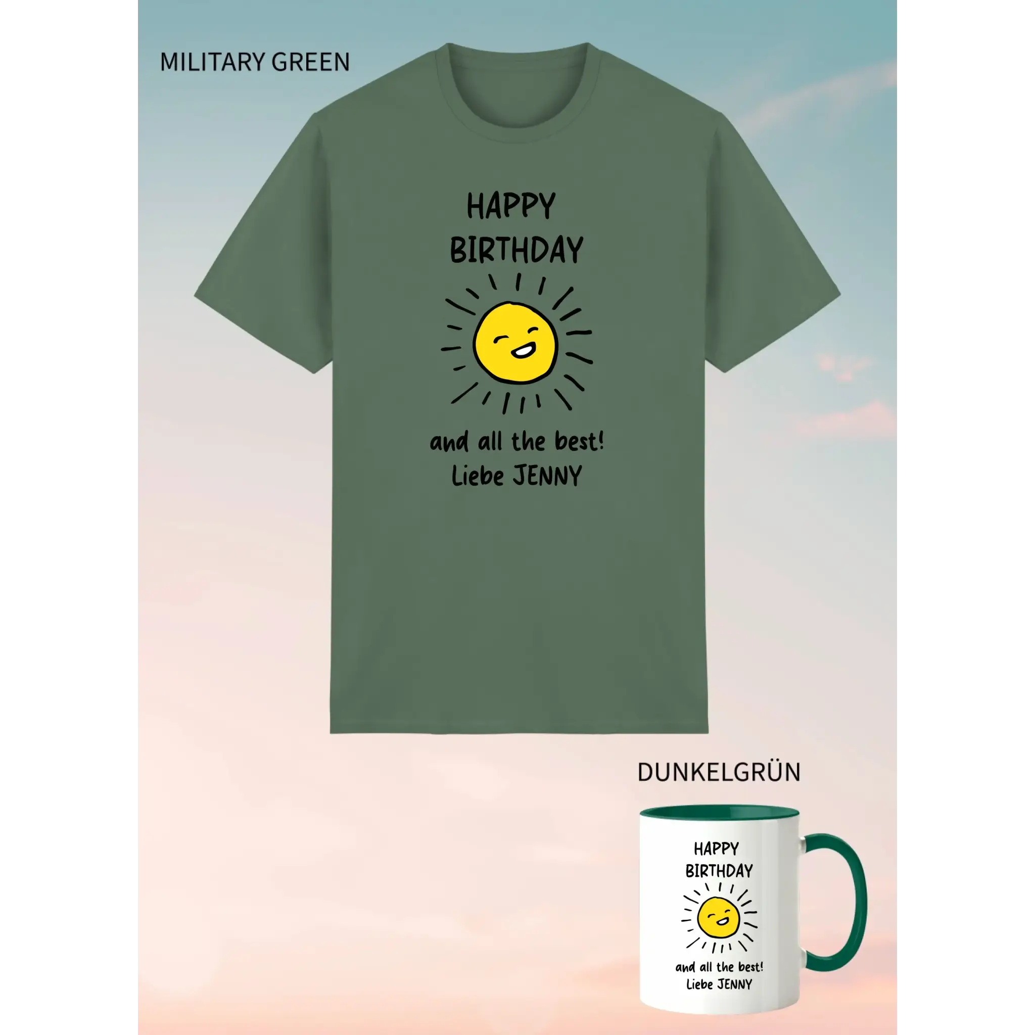 2er Geschenkset Military Green