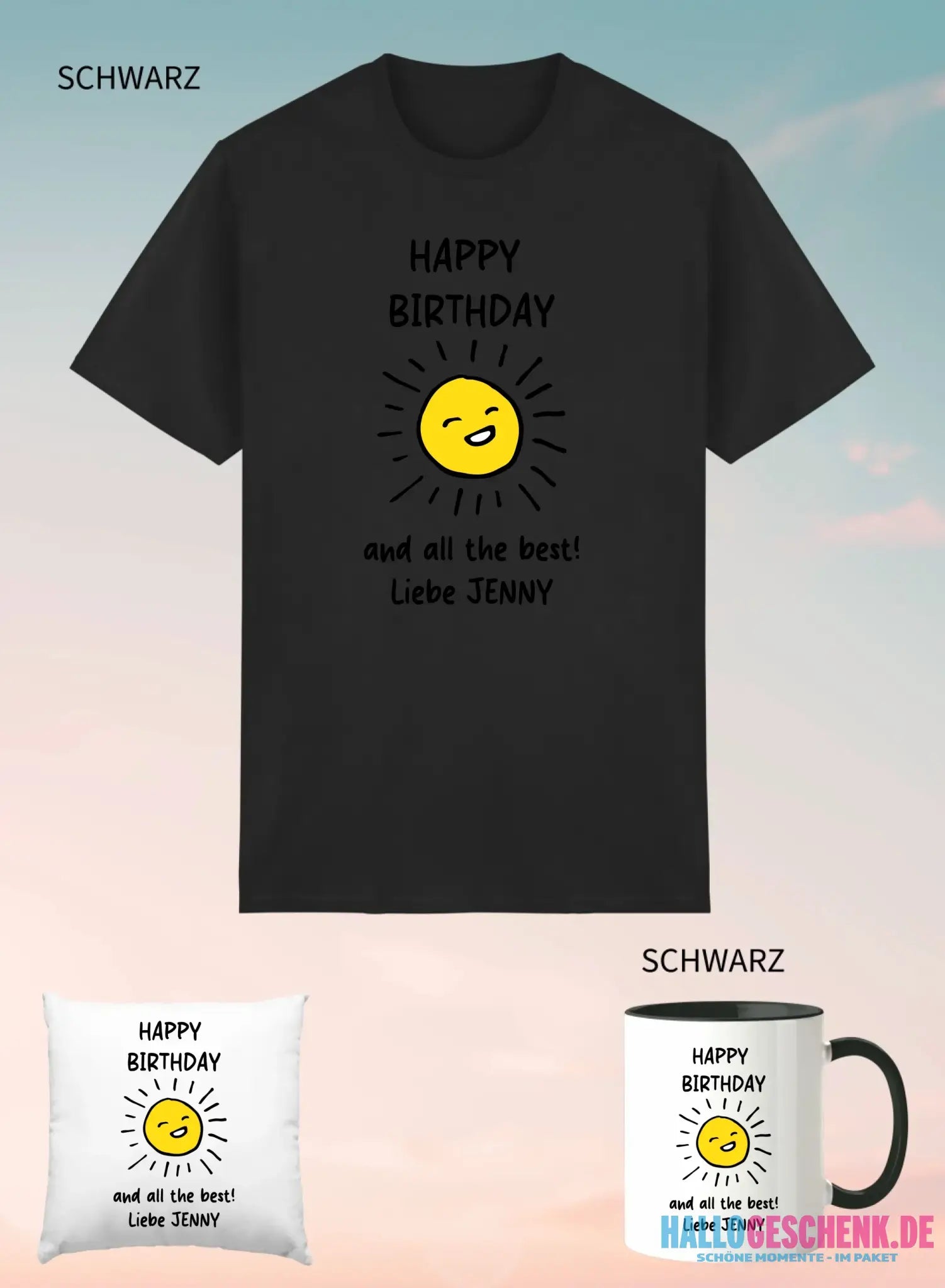 3er Geschenkset Schwarz