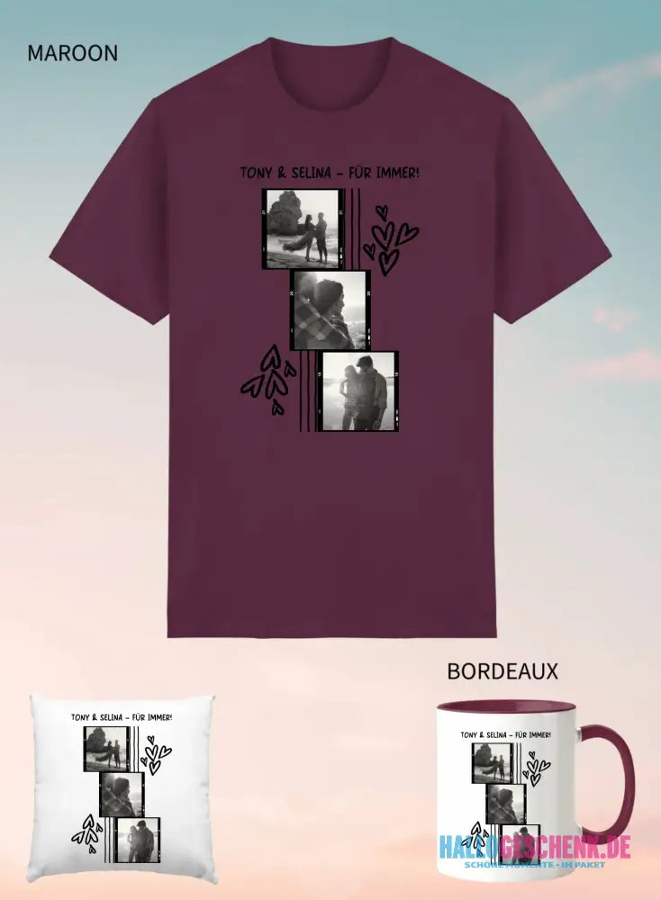 3er Geschenkset Maroon