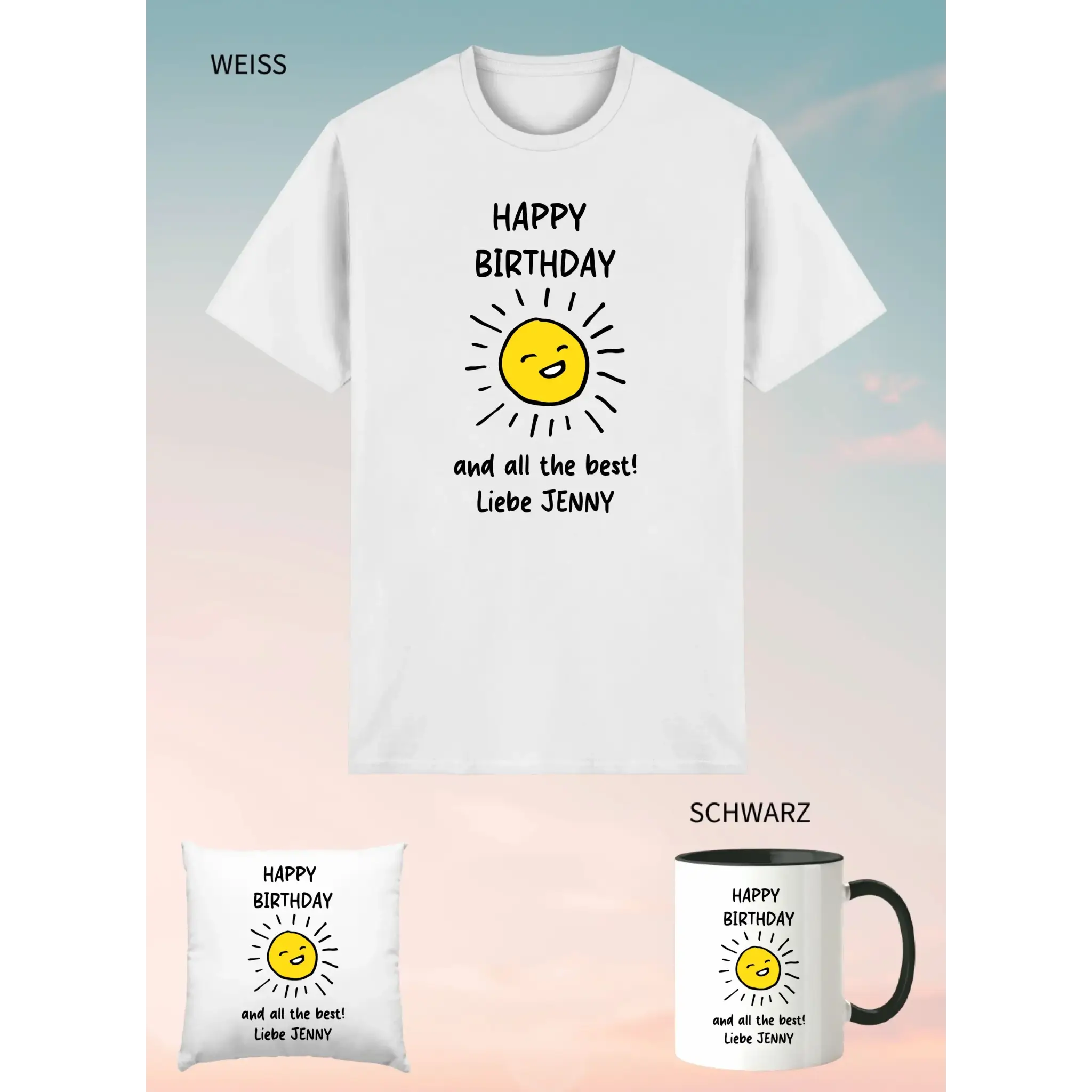 3er Geschenkset Weiß