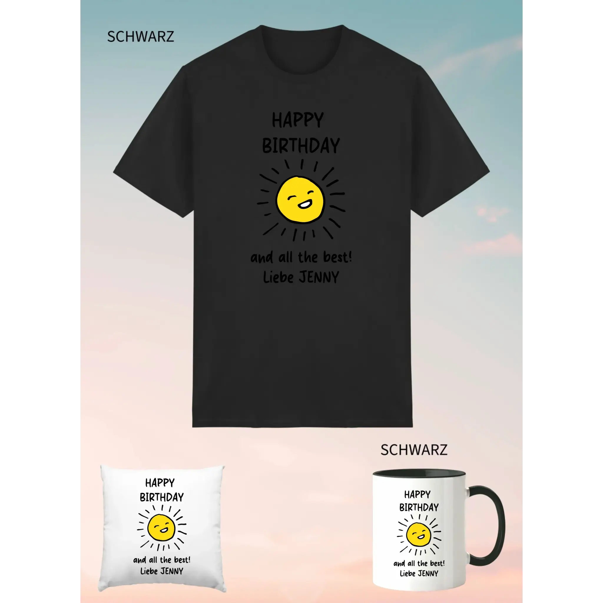 3er Geschenkset Schwarz