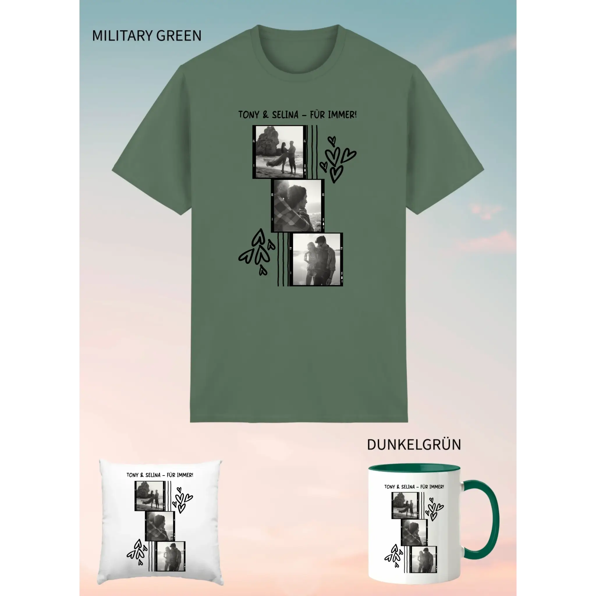 3er Geschenkset Military Green