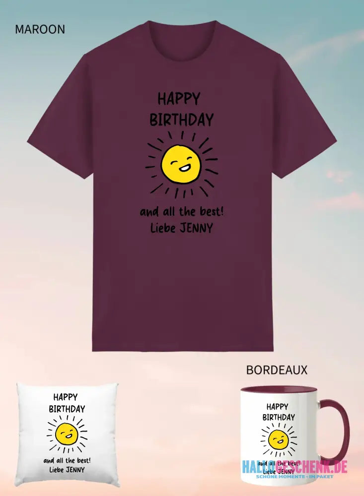 3er Geschenkset Maroon