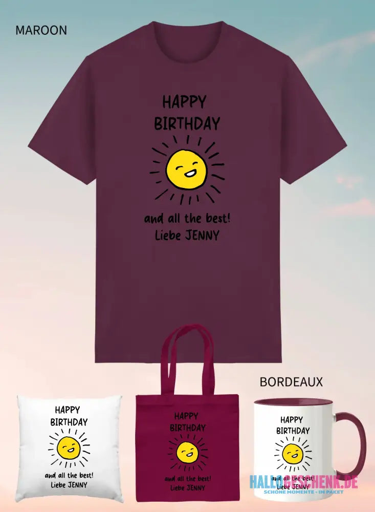4er Geschenkset Maroon