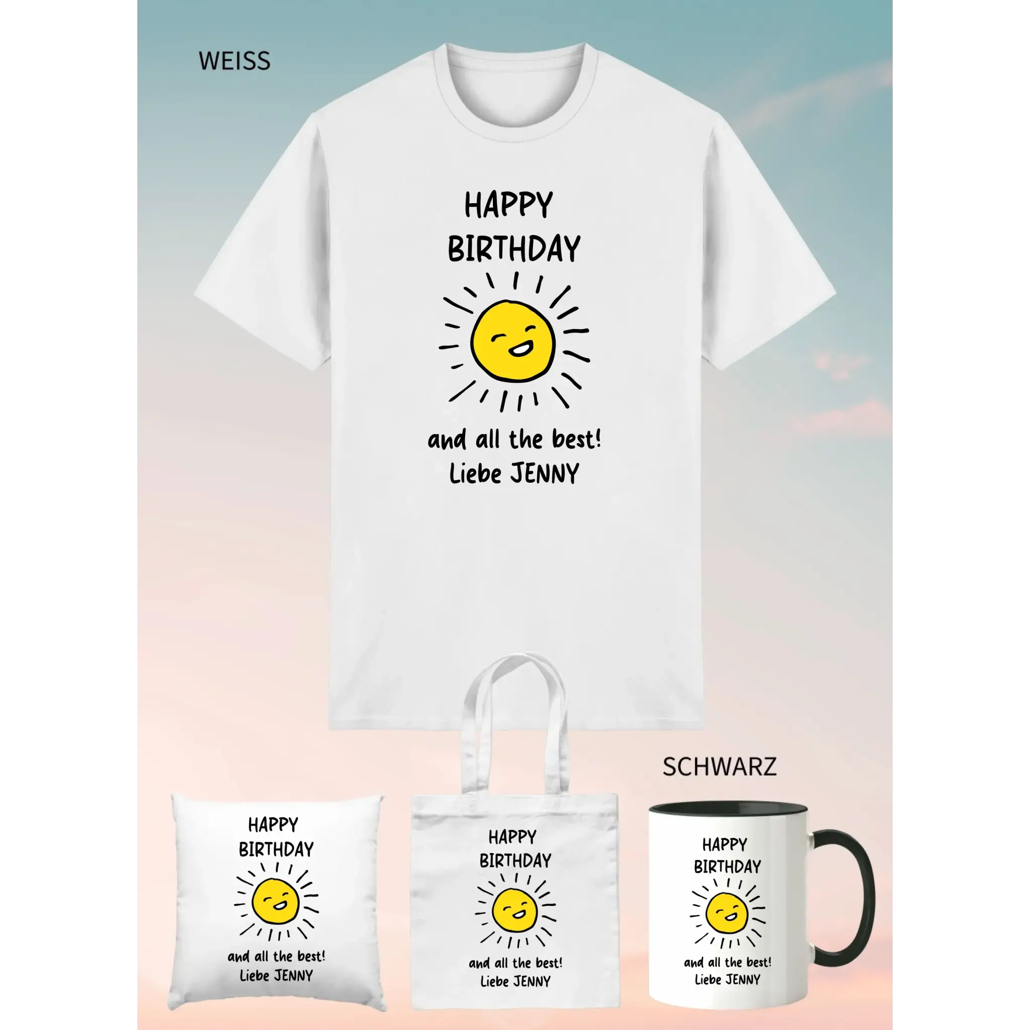 4er Geschenkset Weiss