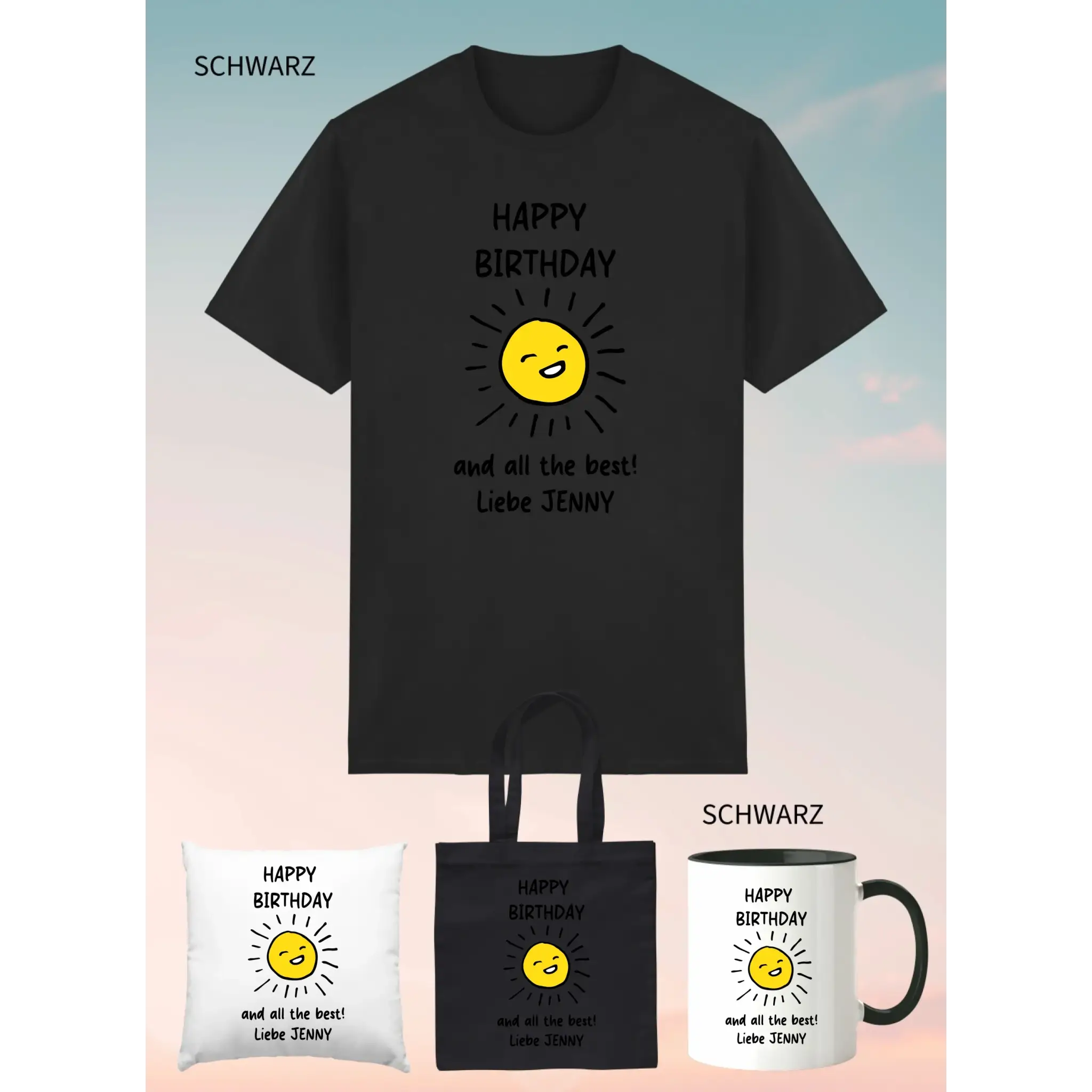 4er Geschenkset Schwarz