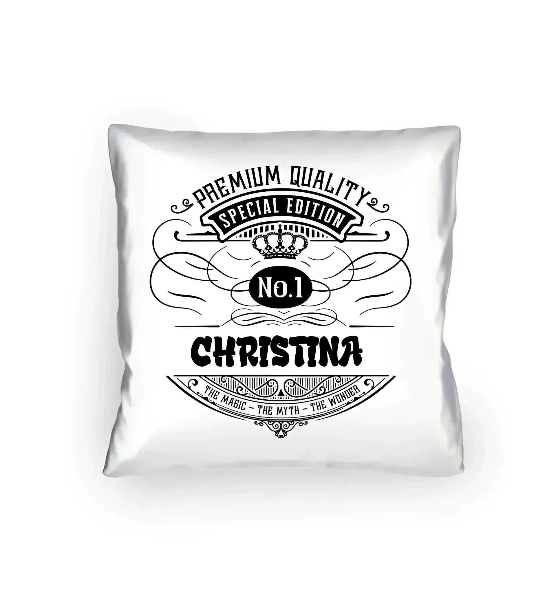 No.1 + Wunschname - Kissen 40x40 cm