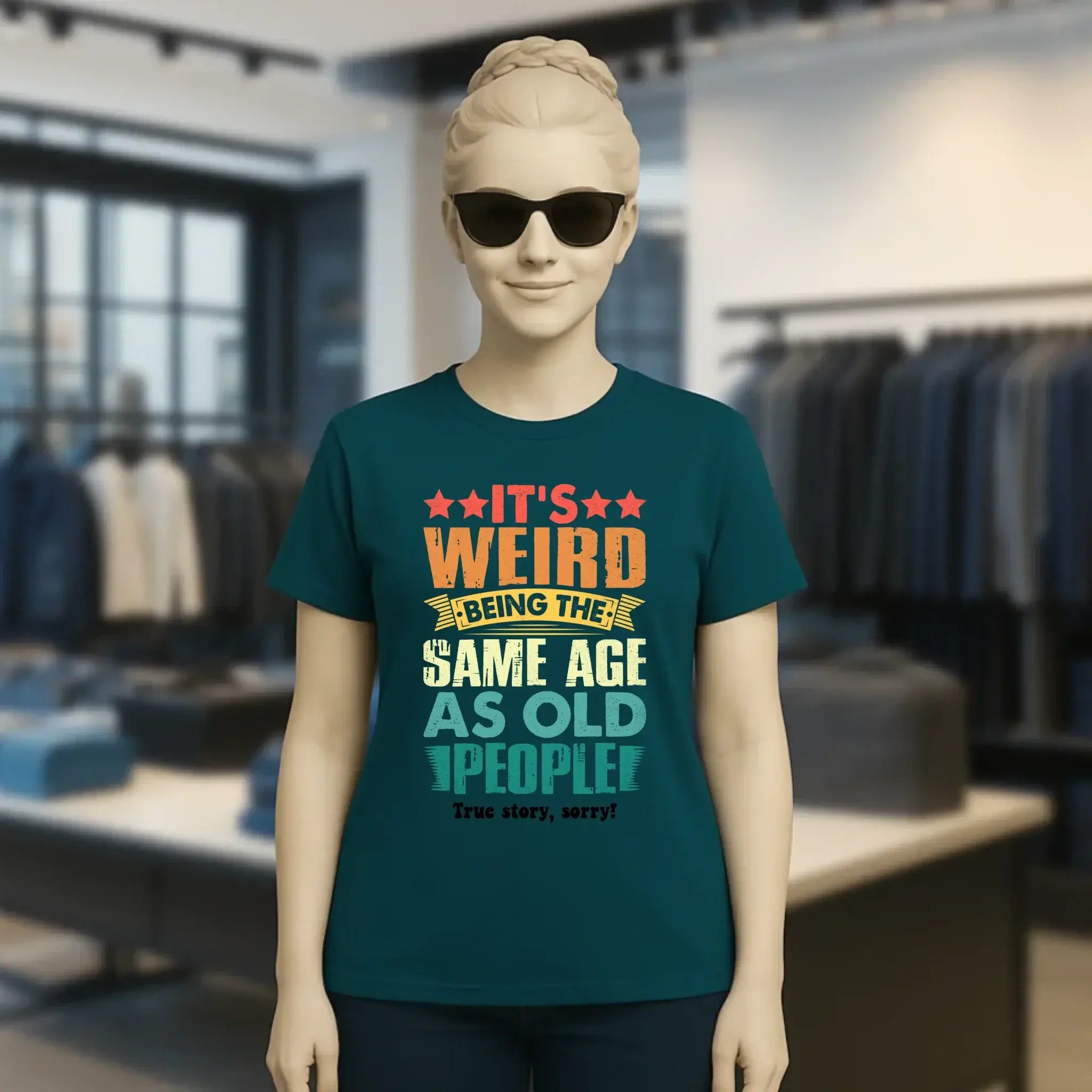 Old people • Ladies Premium T-Shirt XS-2XL aus Bio-Baumwolle für Damen • Exklusivdesign • personalisiert
