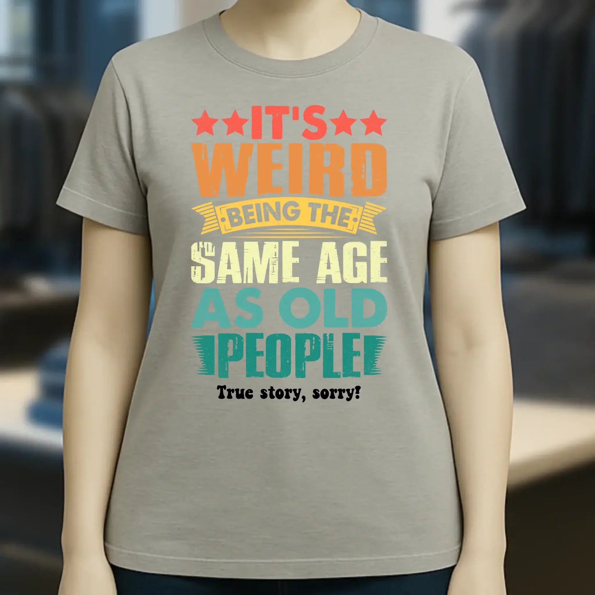 Old people • Ladies Premium T-Shirt XS-2XL aus Bio-Baumwolle für Damen • Exklusivdesign • personalisiert