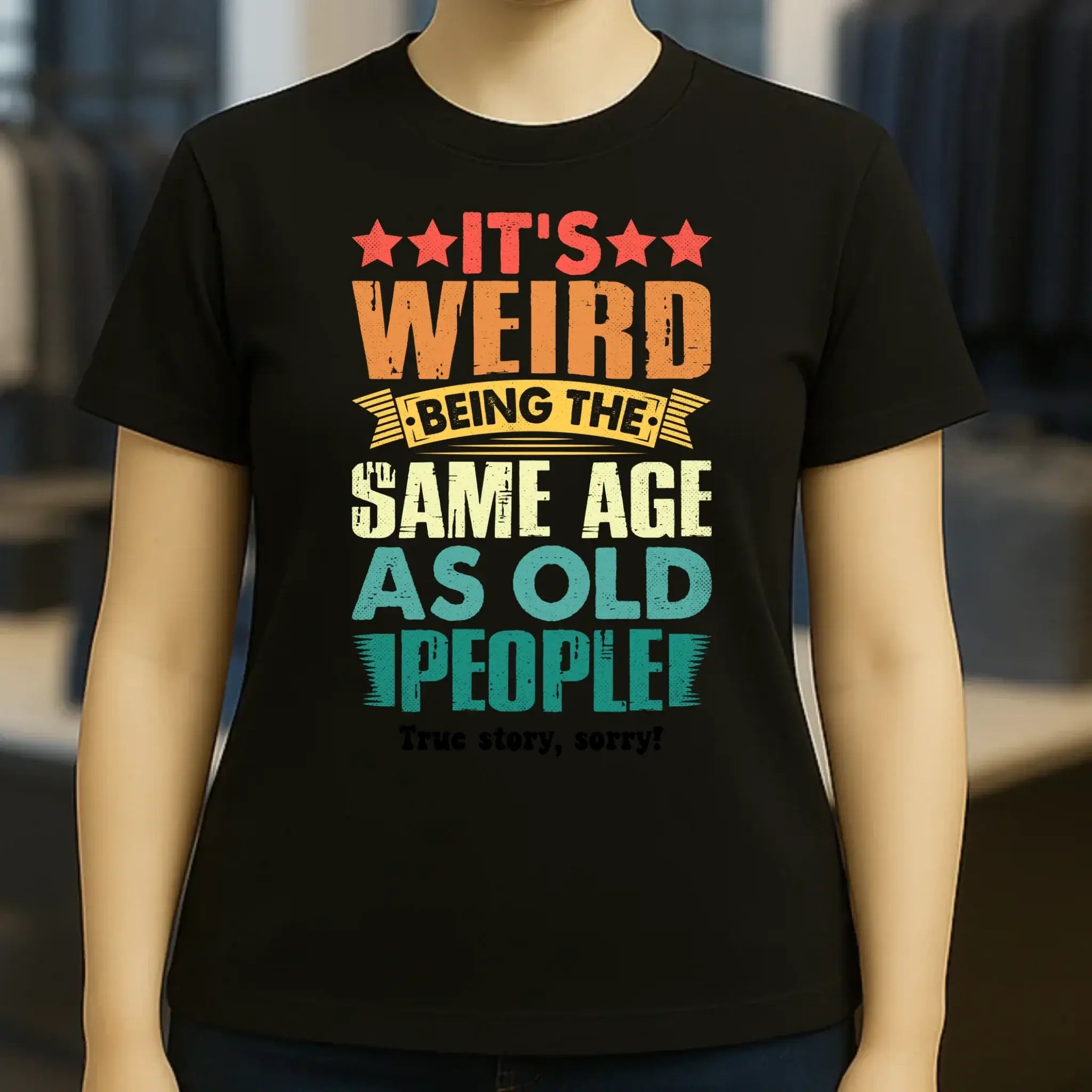 Old people • Ladies Premium T-Shirt XS-2XL aus Bio-Baumwolle für Damen • Exklusivdesign • personalisiert