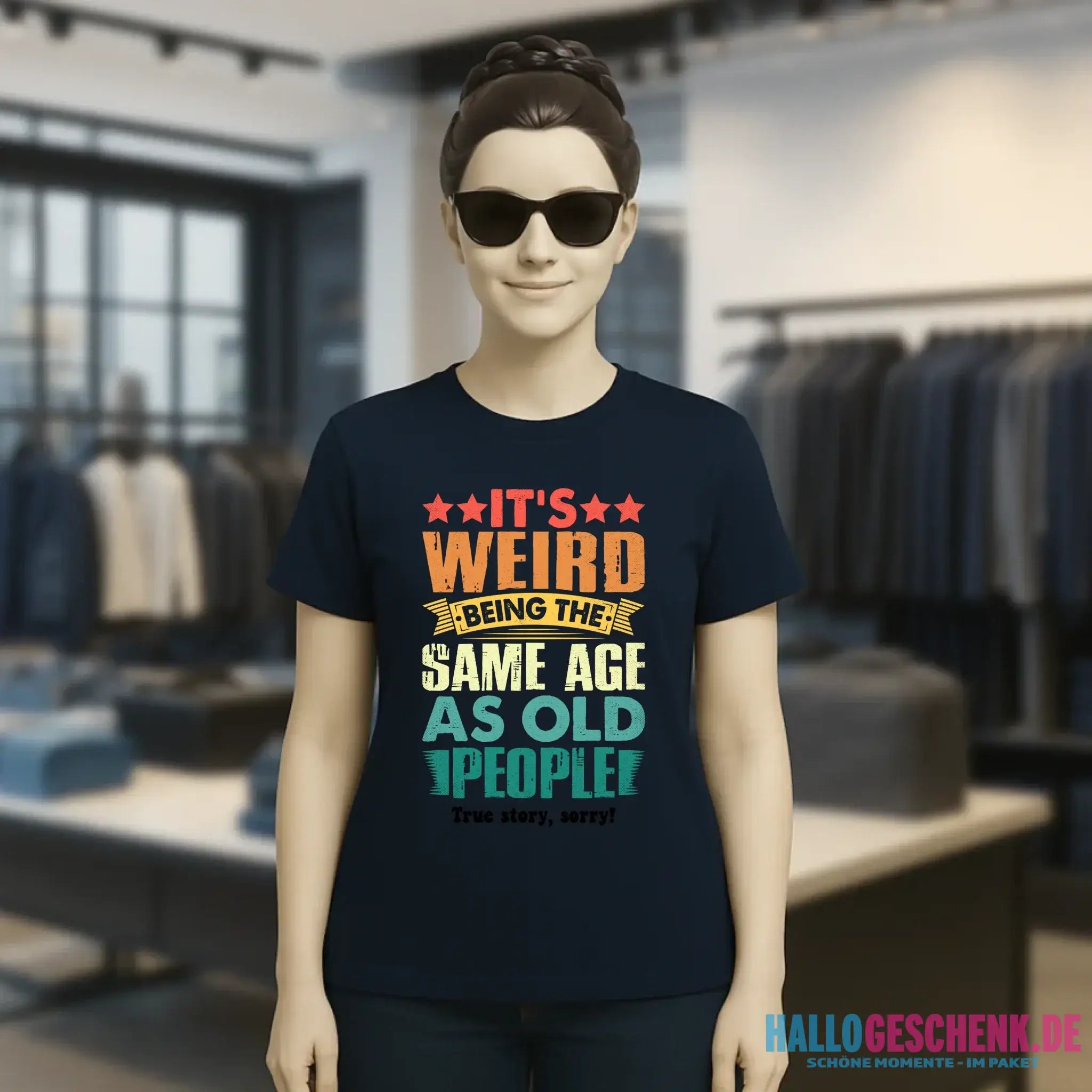 Old people • Ladies Premium T-Shirt XS-2XL aus Bio-Baumwolle für Damen • Exklusivdesign • personalisiert
