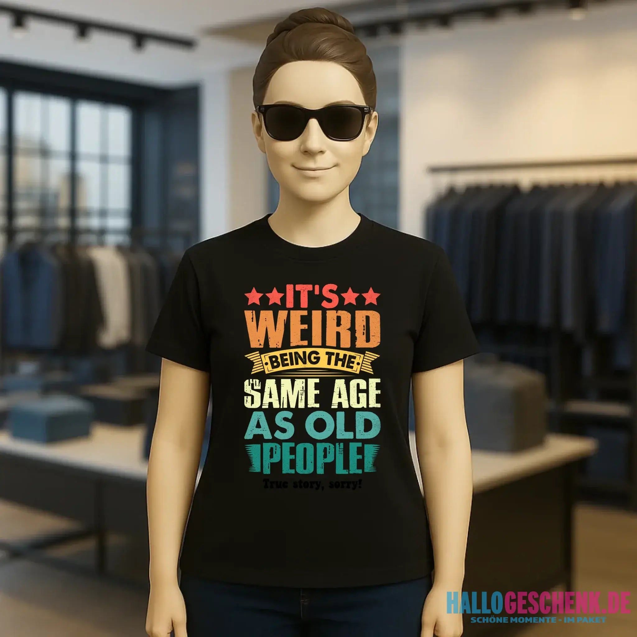 Old people • Ladies Premium T-Shirt XS-2XL aus Bio-Baumwolle für Damen • Exklusivdesign • personalisiert