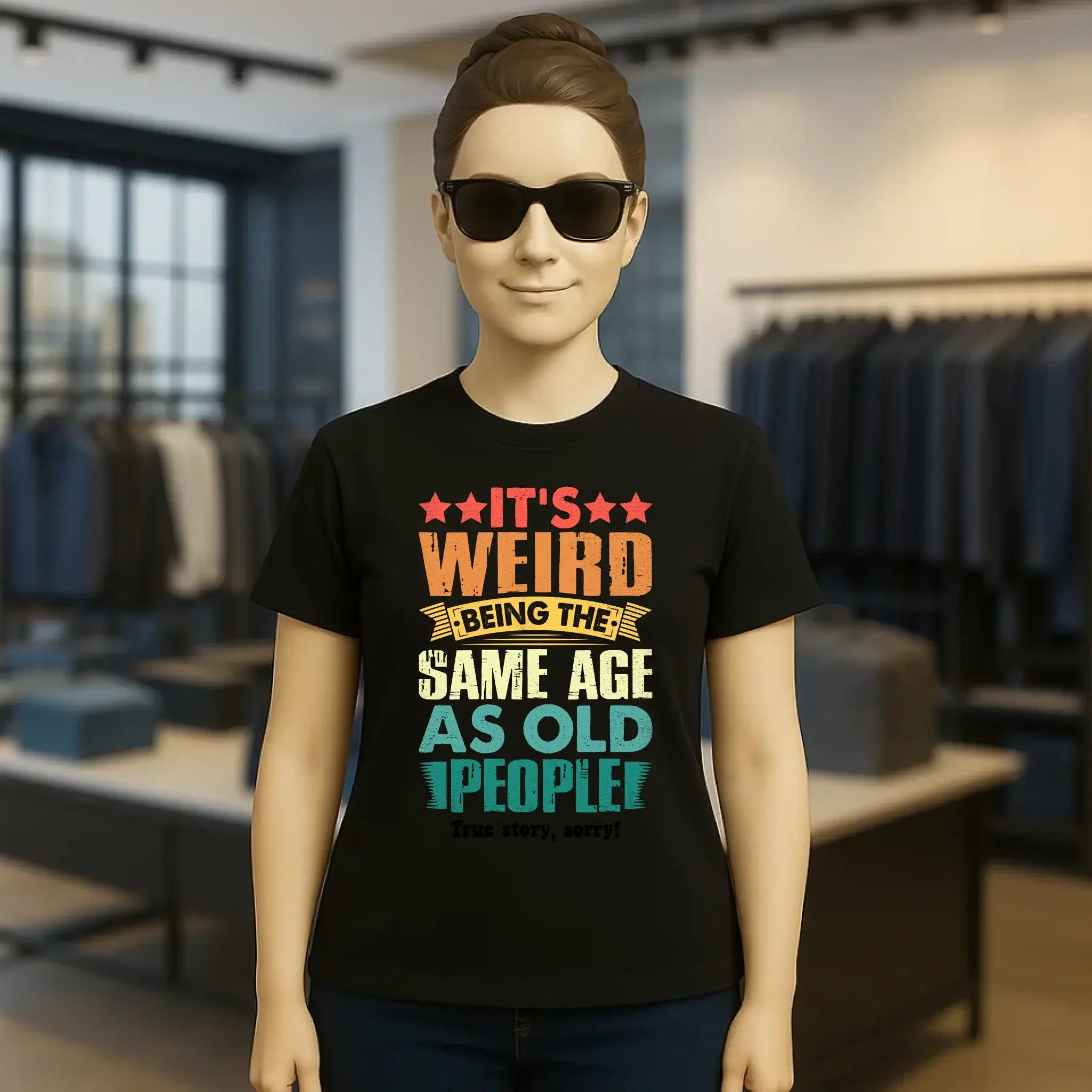 Old people • Ladies Premium T-Shirt XS-2XL aus Bio-Baumwolle für Damen • Exklusivdesign • personalisiert