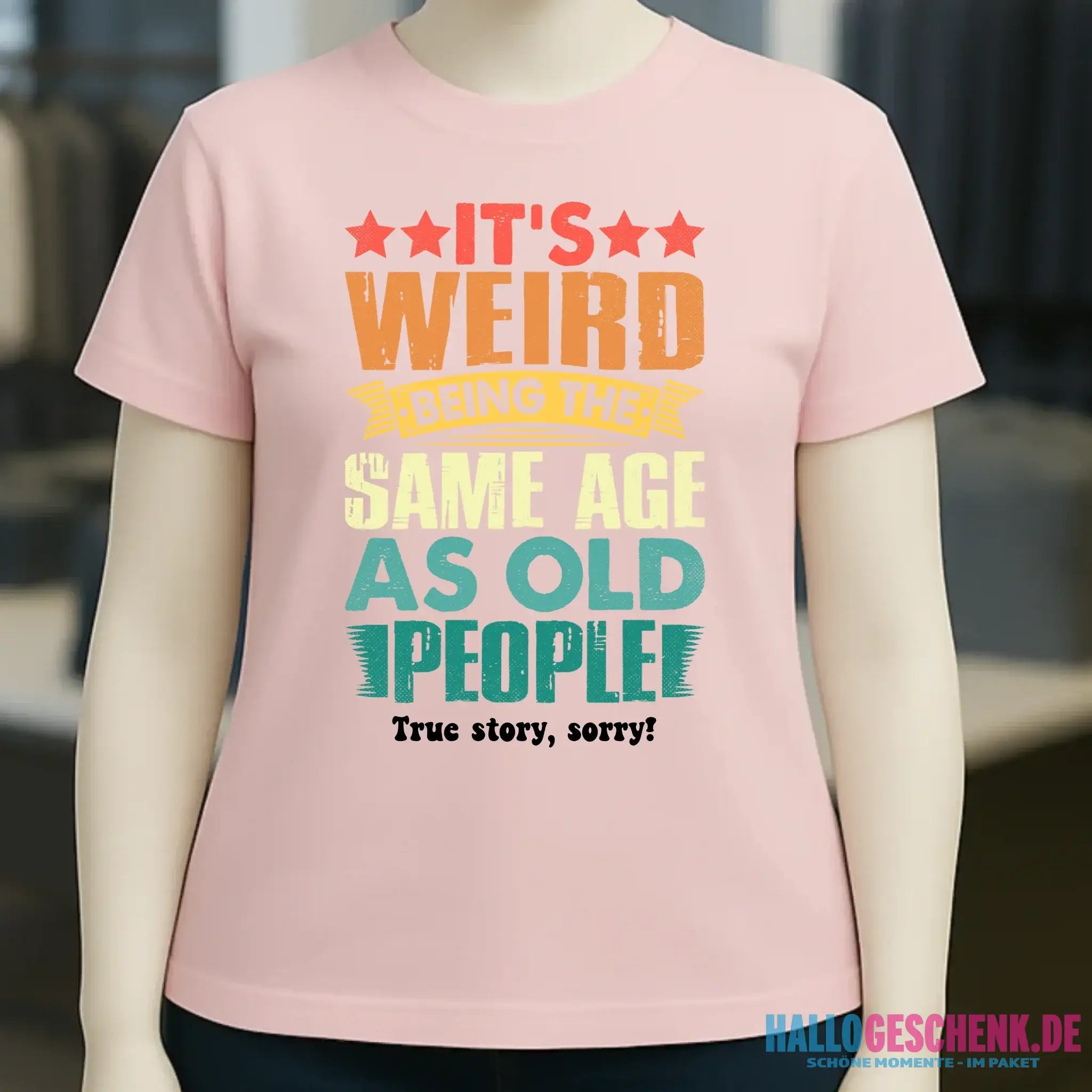 Old people • Ladies Premium T-Shirt XS-2XL aus Bio-Baumwolle für Damen • Exklusivdesign • personalisiert