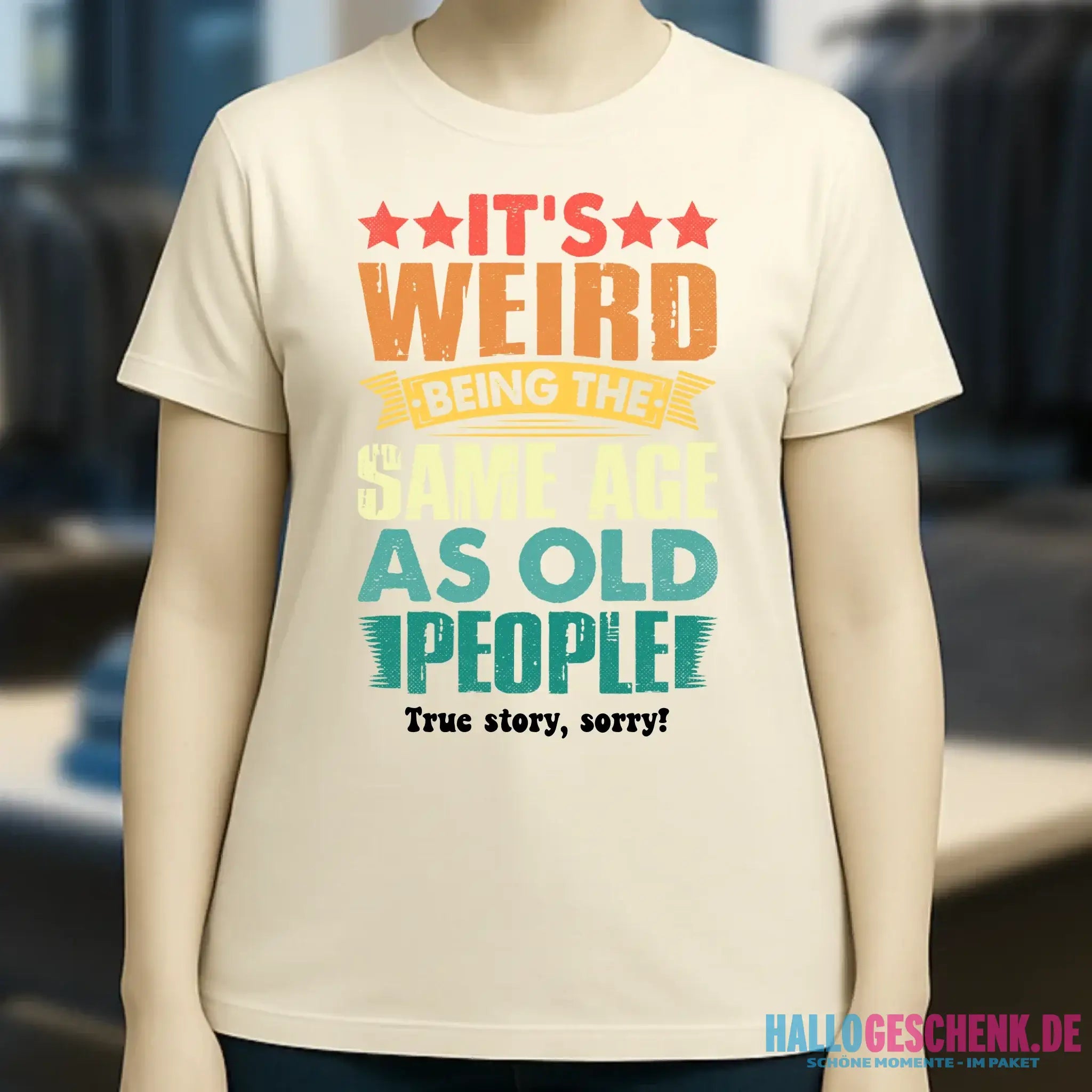 Old people • Ladies Premium T-Shirt XS-2XL aus Bio-Baumwolle für Damen • Exklusivdesign • personalisiert