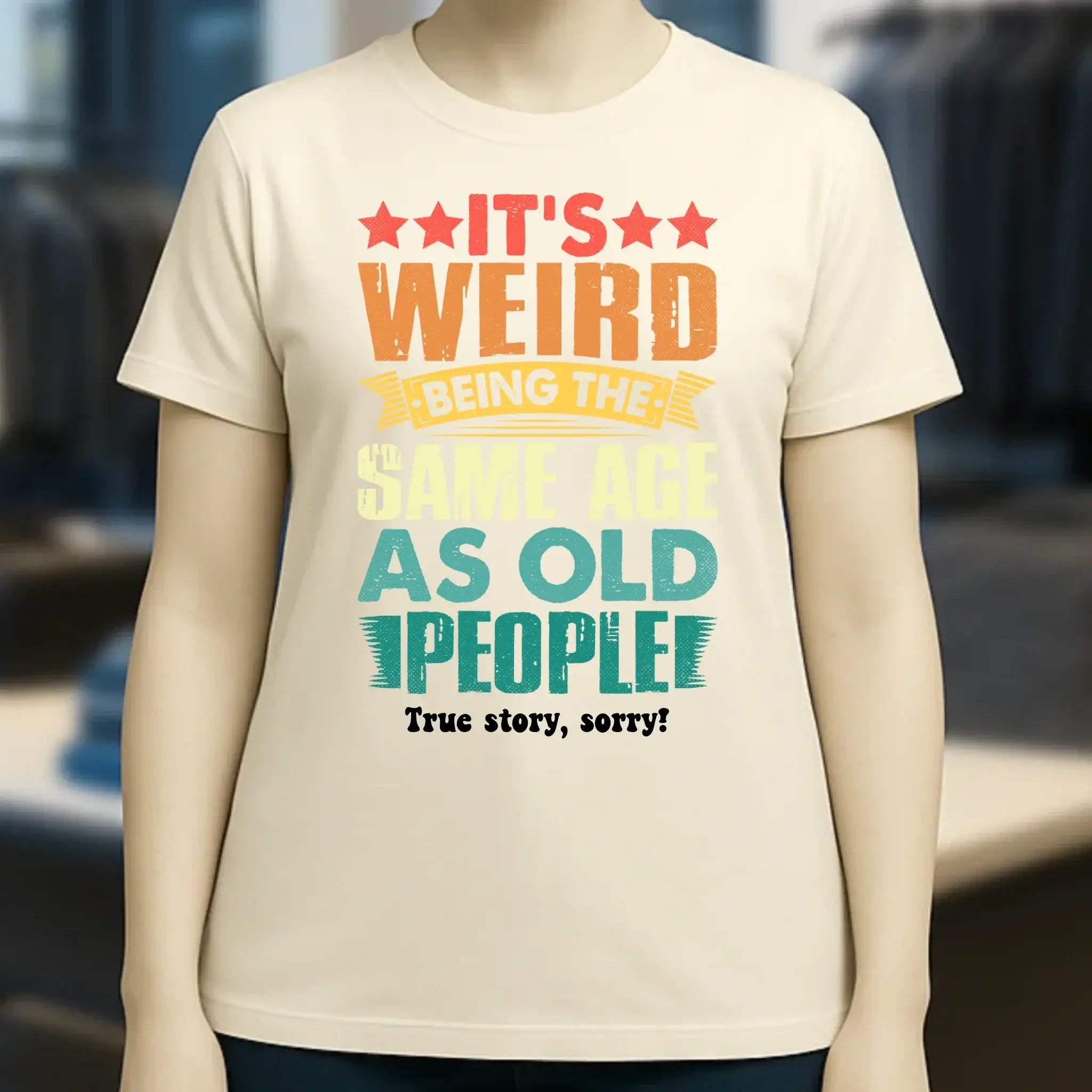 Old people • Ladies Premium T-Shirt XS-2XL aus Bio-Baumwolle für Damen • Exklusivdesign • personalisiert
