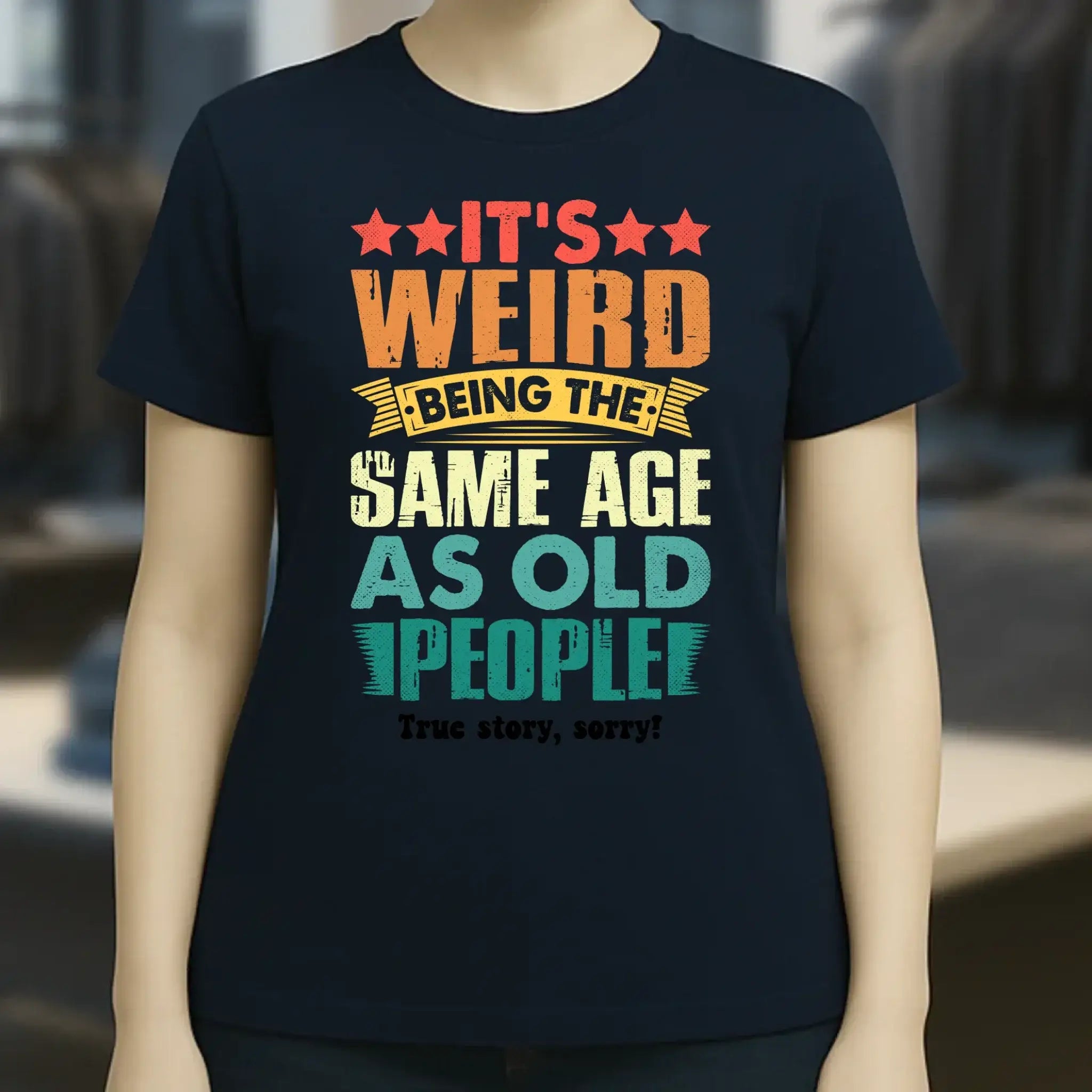 Old people • Ladies Premium T-Shirt XS-2XL aus Bio-Baumwolle für Damen • Exklusivdesign • personalisiert
