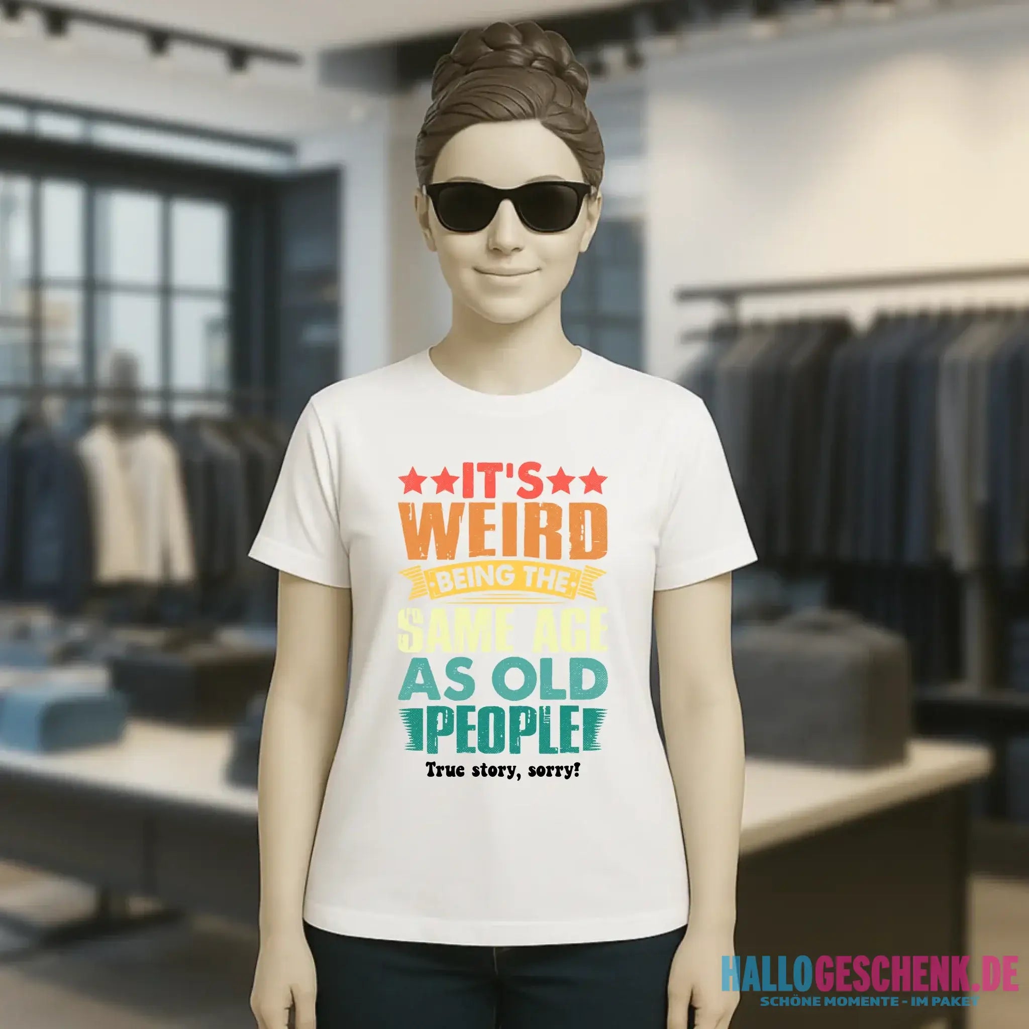 Old people • Ladies Premium T-Shirt XS-2XL aus Bio-Baumwolle für Damen • Exklusivdesign • personalisiert