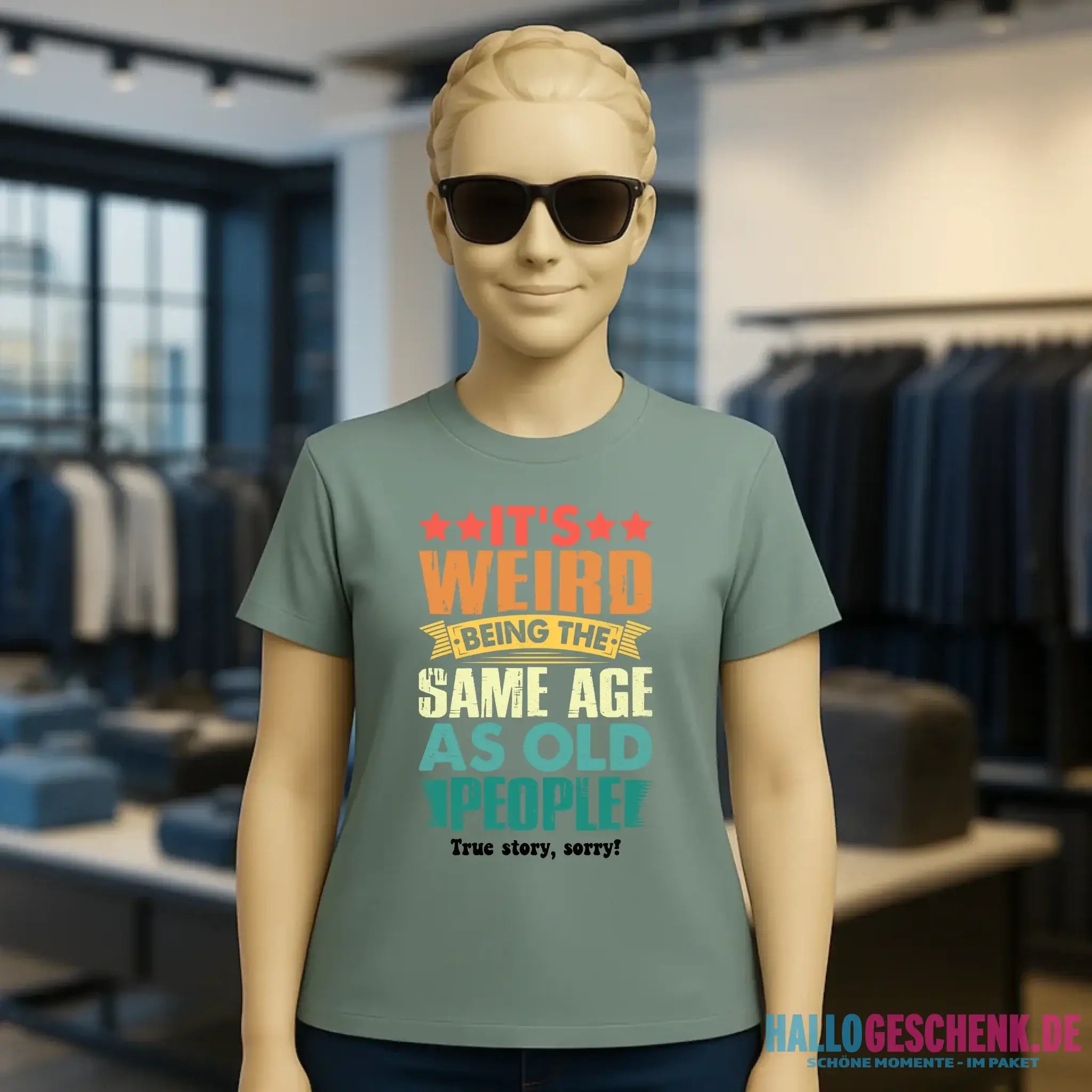 Old people • Ladies Premium T-Shirt XS-2XL aus Bio-Baumwolle für Damen • Exklusivdesign • personalisiert