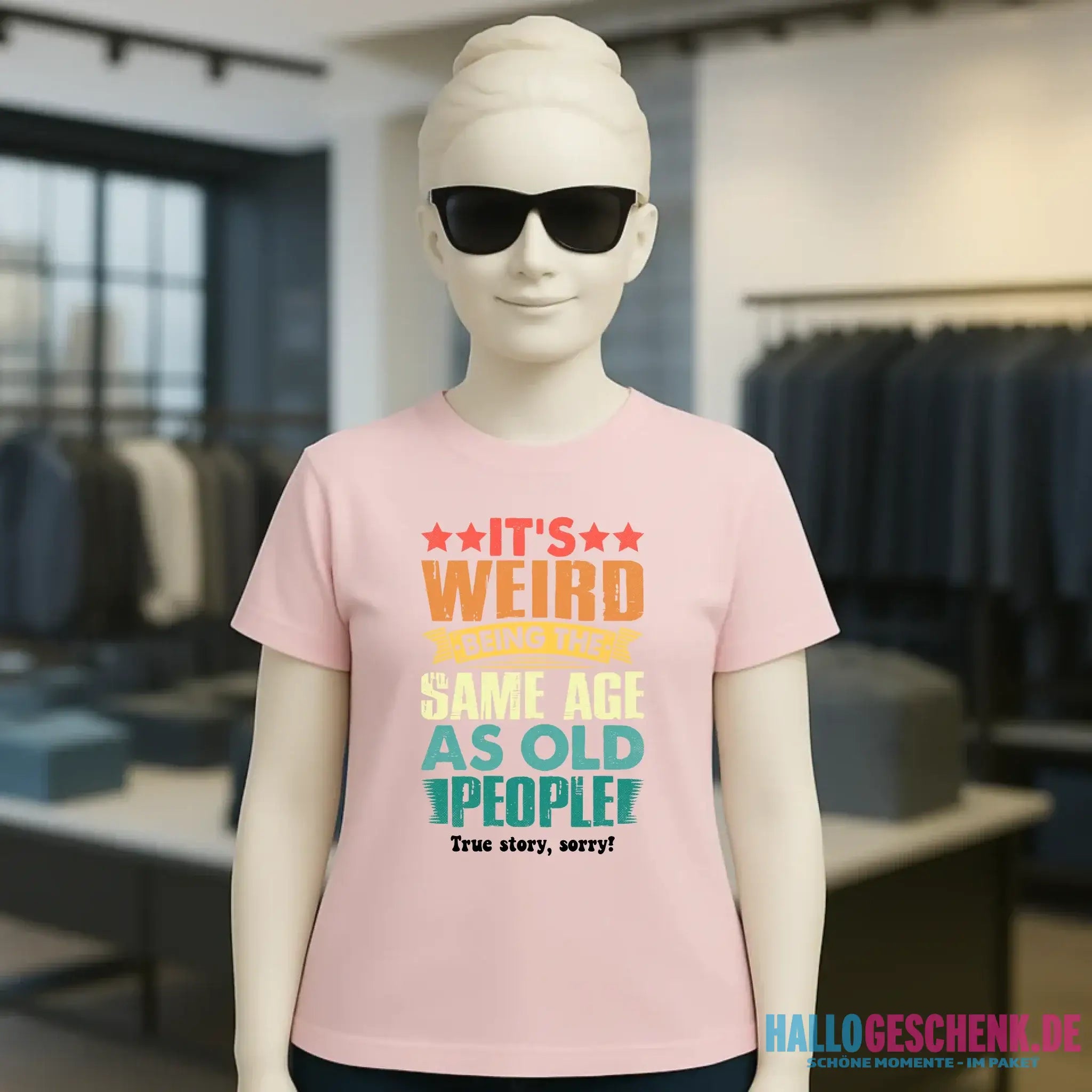 Old people • Ladies Premium T-Shirt XS-2XL aus Bio-Baumwolle für Damen • Exklusivdesign • personalisiert