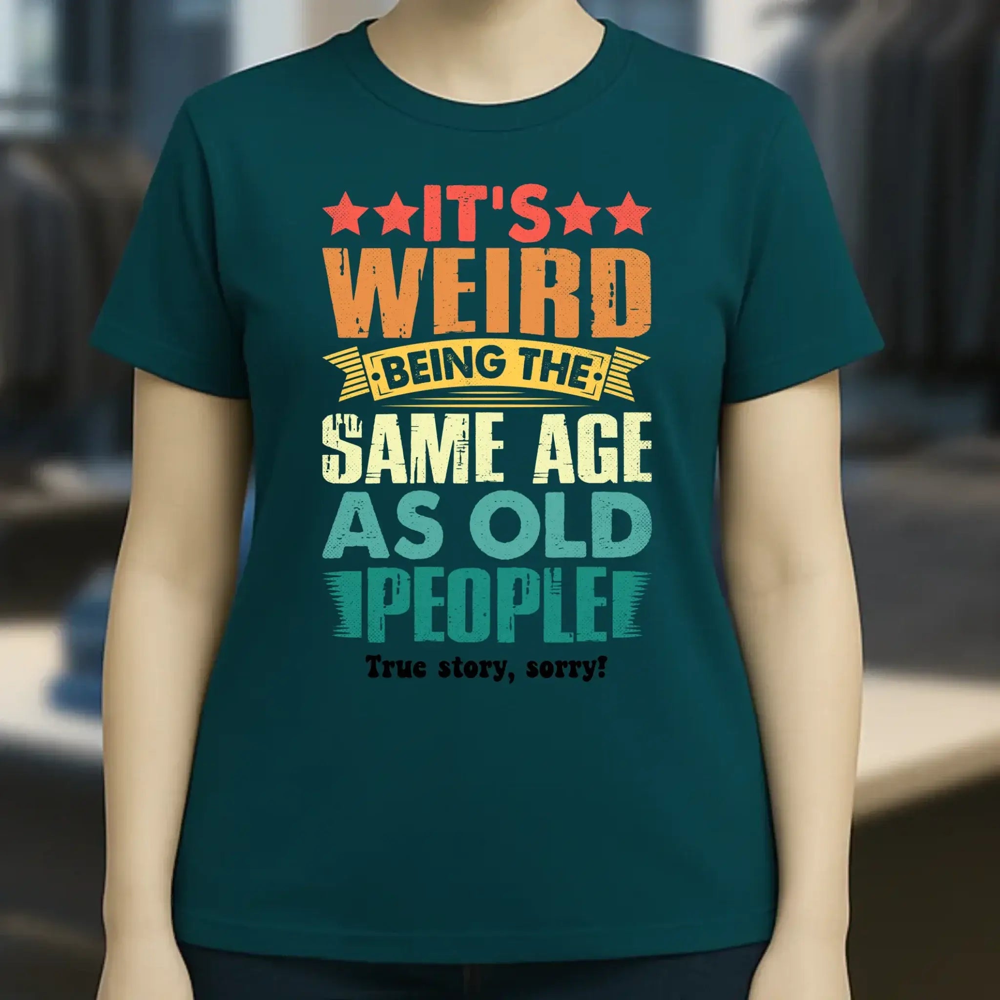 Old people • Ladies Premium T-Shirt XS-2XL aus Bio-Baumwolle für Damen • Exklusivdesign • personalisiert