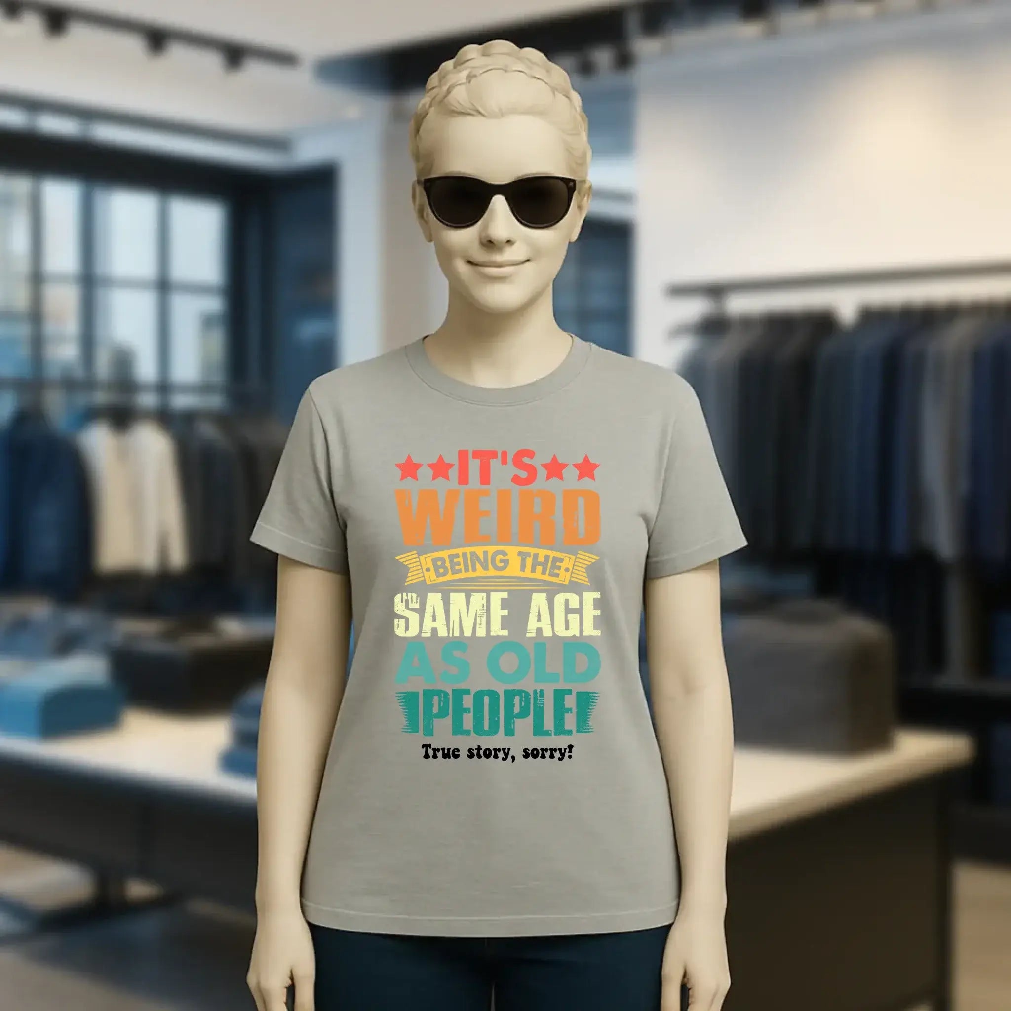 Old people • Ladies Premium T-Shirt XS-2XL aus Bio-Baumwolle für Damen • Exklusivdesign • personalisiert