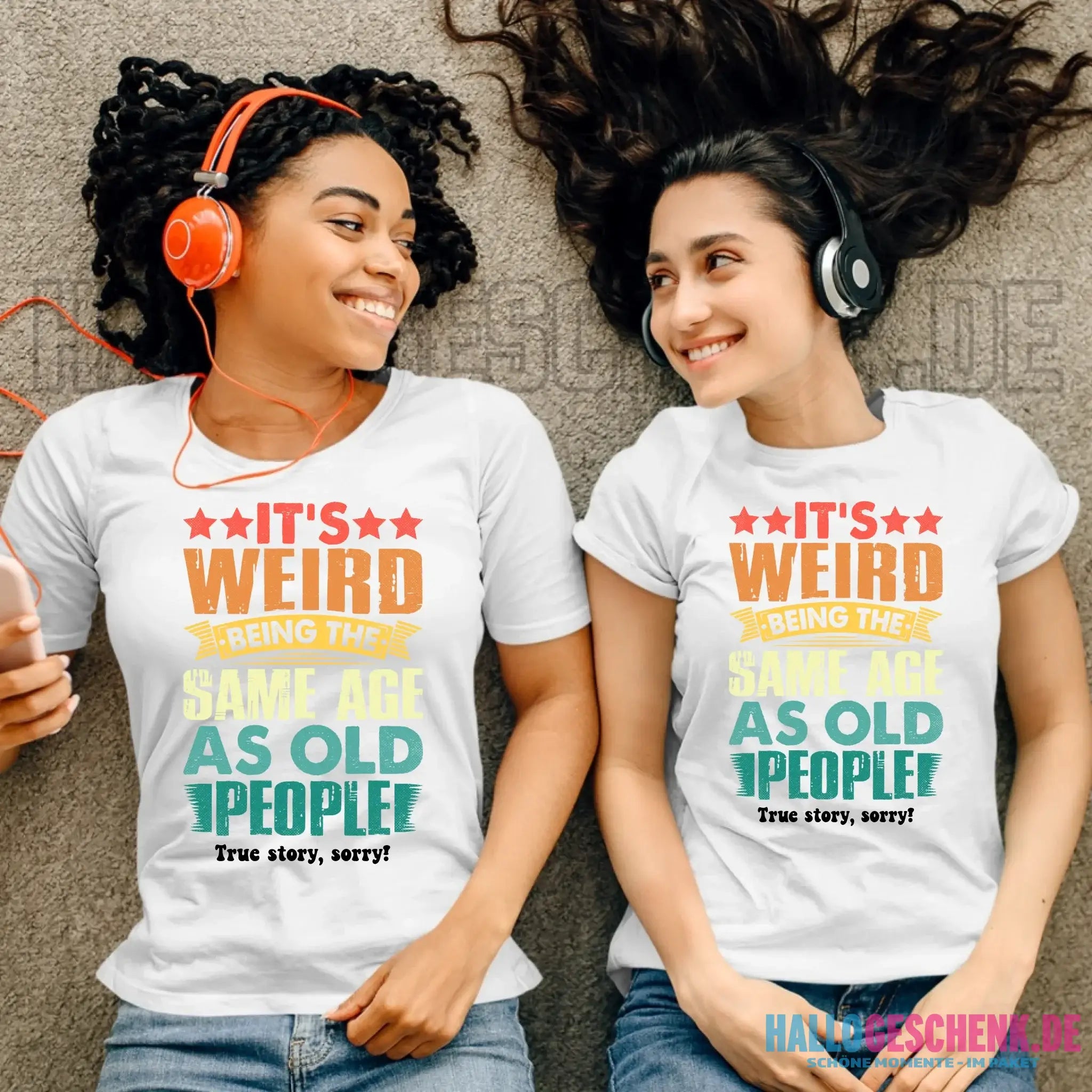 Old people • Ladies Premium T-Shirt XS-2XL aus Bio-Baumwolle für Damen • Exklusivdesign • personalisiert