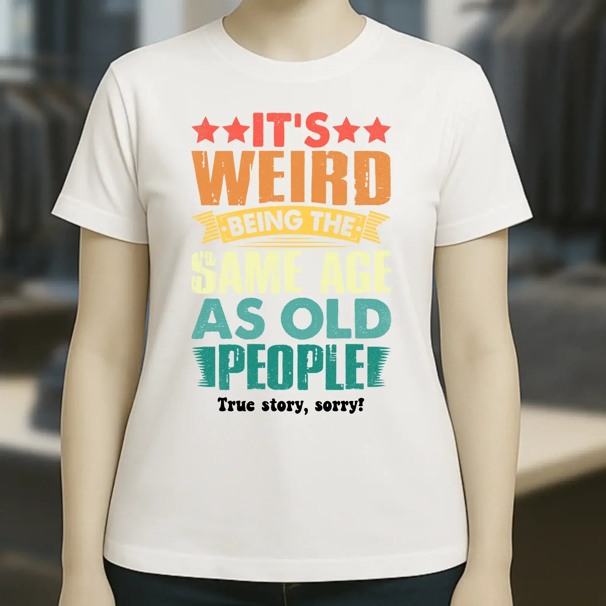 Old people • Ladies Premium T-Shirt XS-2XL aus Bio-Baumwolle für Damen • Exklusivdesign • personalisiert