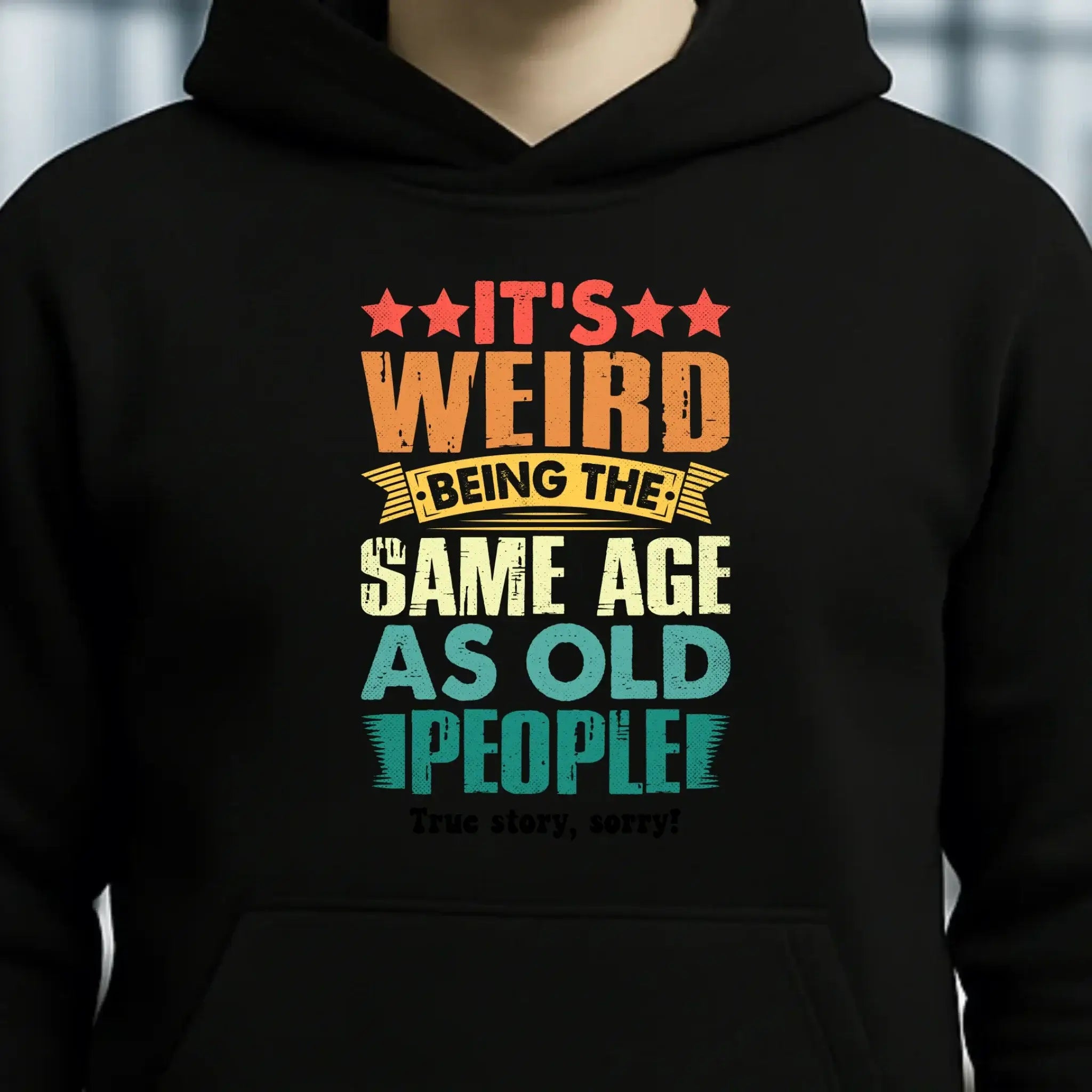 Old people • Unisex Premium Hoodie XS-5XL aus Bio-Baumwolle für Damen & Herren • Exklusivdesign • personalisiert