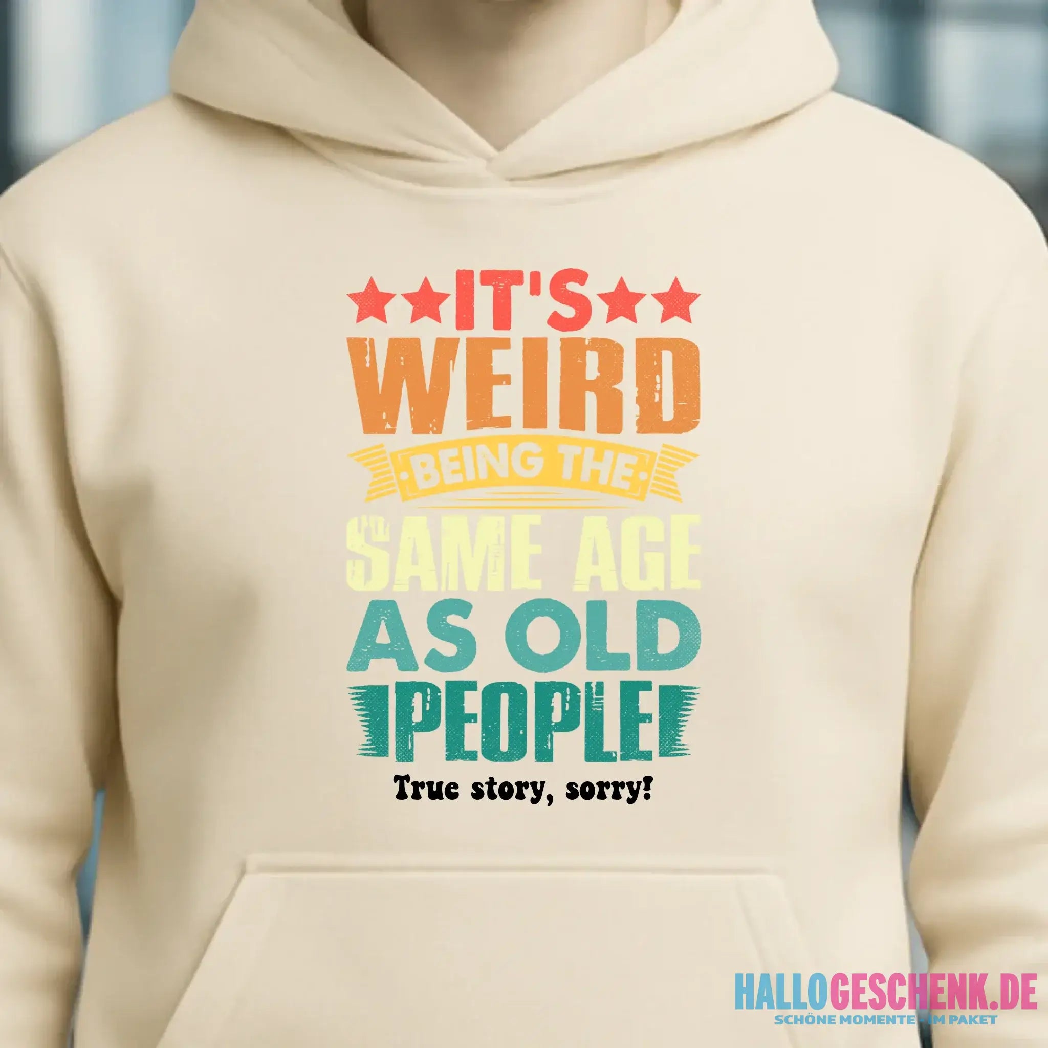 Old people • Unisex Premium Hoodie XS-5XL aus Bio-Baumwolle für Damen & Herren • Exklusivdesign • personalisiert
