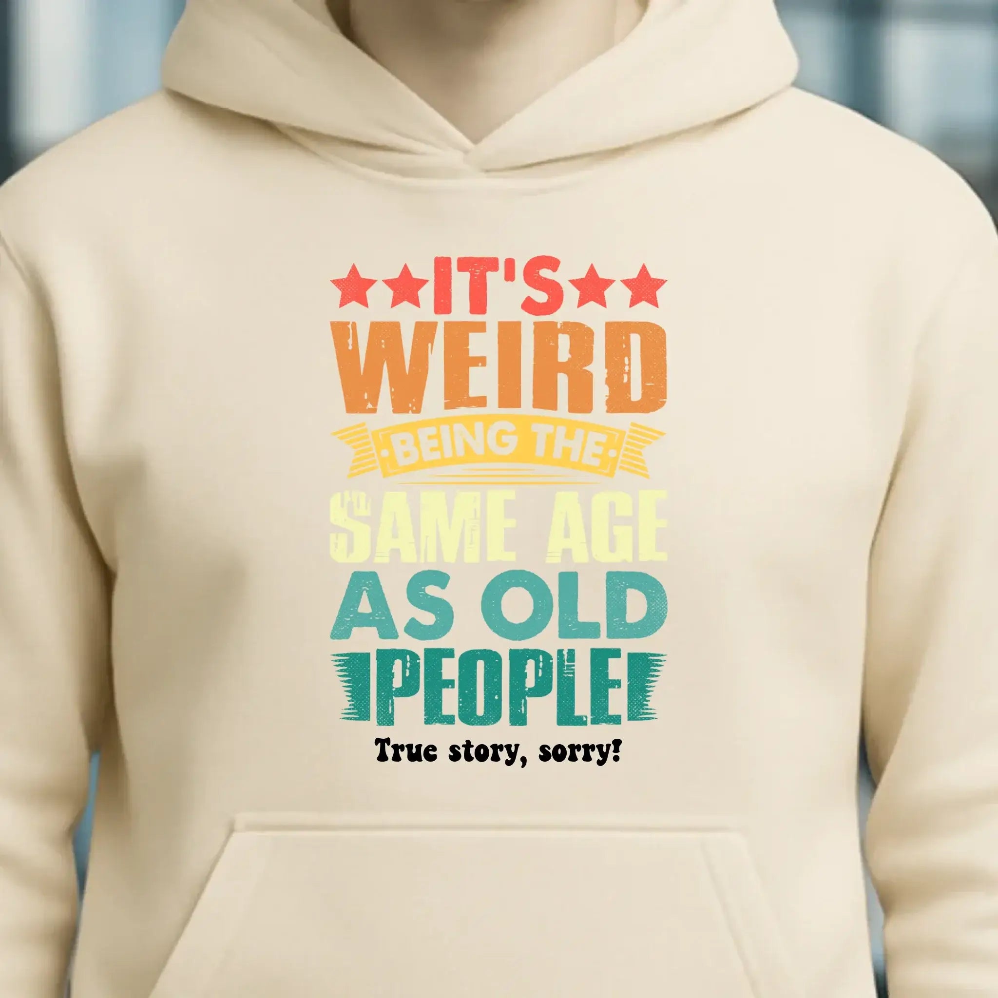 Old people • Unisex Premium Hoodie XS-5XL aus Bio-Baumwolle für Damen & Herren • Exklusivdesign • personalisiert