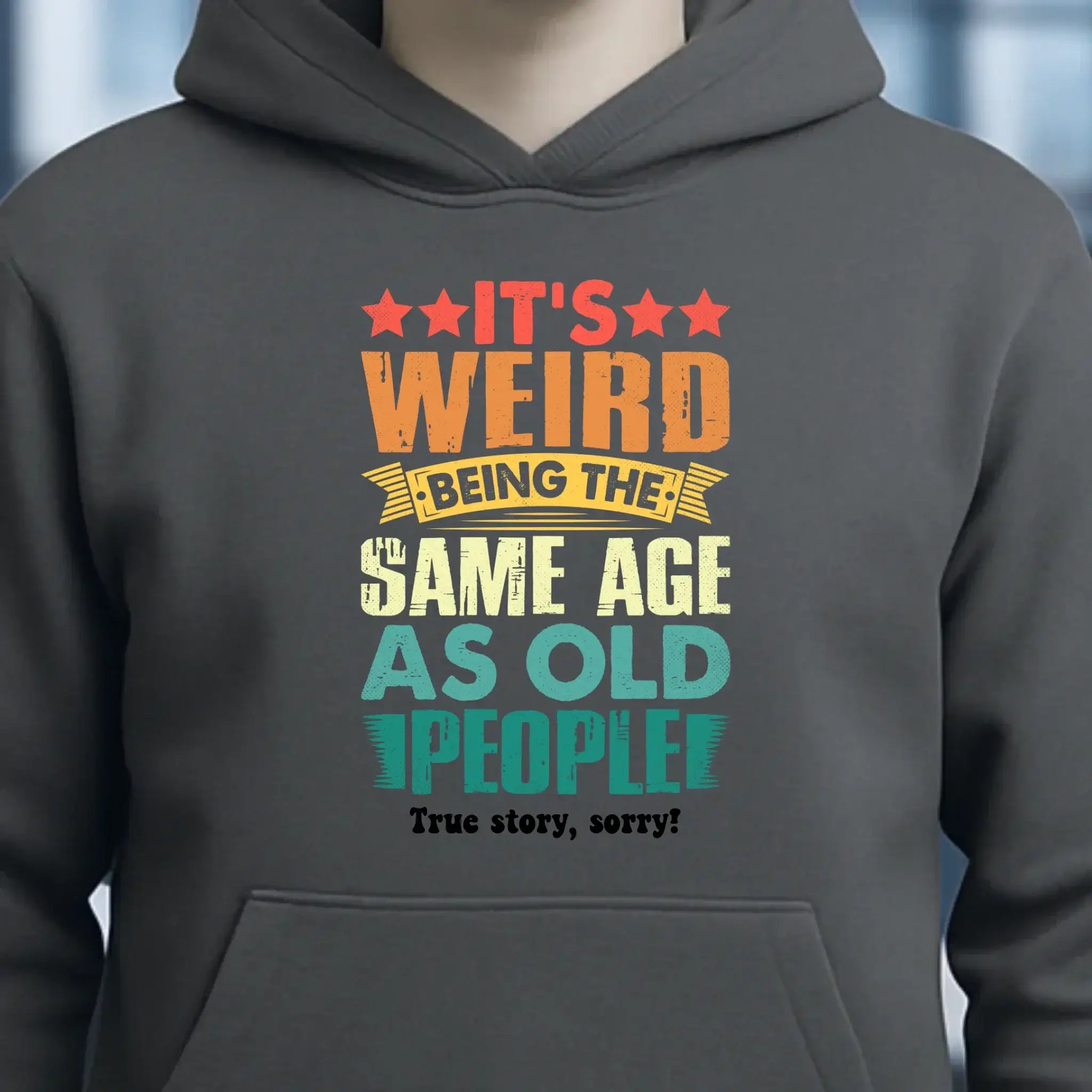 Old people • Unisex Premium Hoodie XS-5XL aus Bio-Baumwolle für Damen & Herren • Exklusivdesign • personalisiert